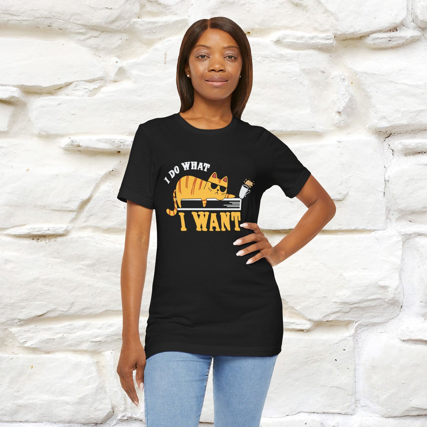 "I Do What I Want" Cat T-Shirt | Nunu & Miao Studio