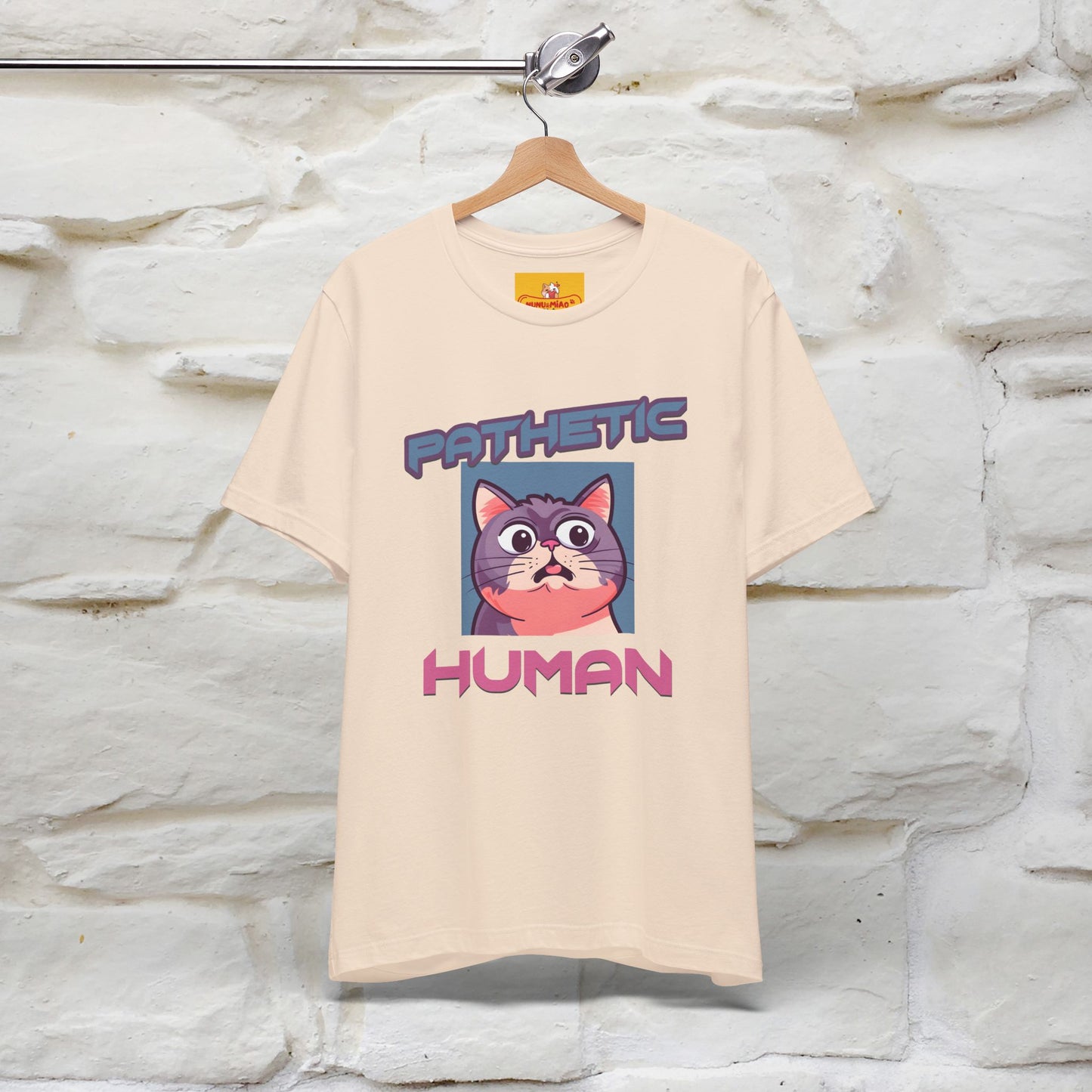''Pathetic Human'' | Funny Cat T-Shirt | Nunu&Miao Studio