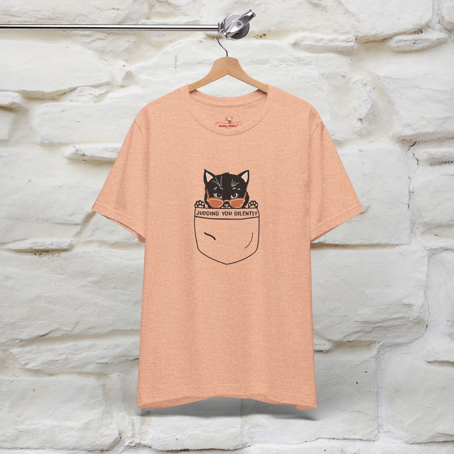 Judging You Silently Cat T-Shirt for Men | 100% Cotton* Funny & Sassy Tee - Nunu&Miao Studio