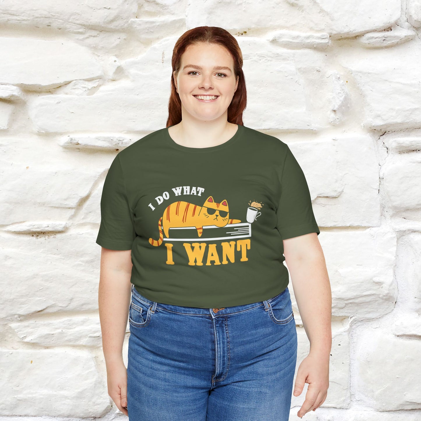 "I Do What I Want" Cat T-Shirt | Nunu & Miao Studio