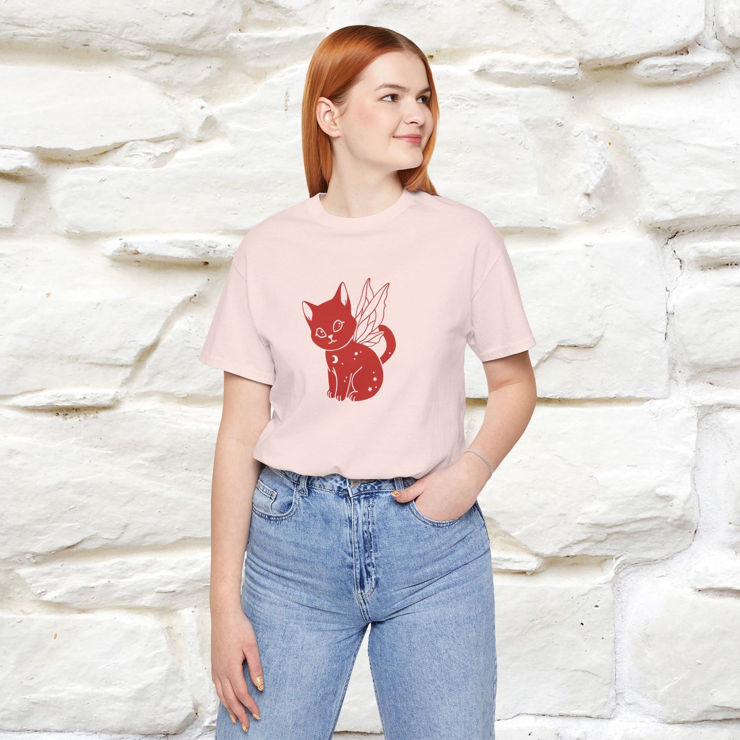 "Espoir Speranza Hope'' Cat T-Shirt Front and Back Design | Nunu&Miao Studio