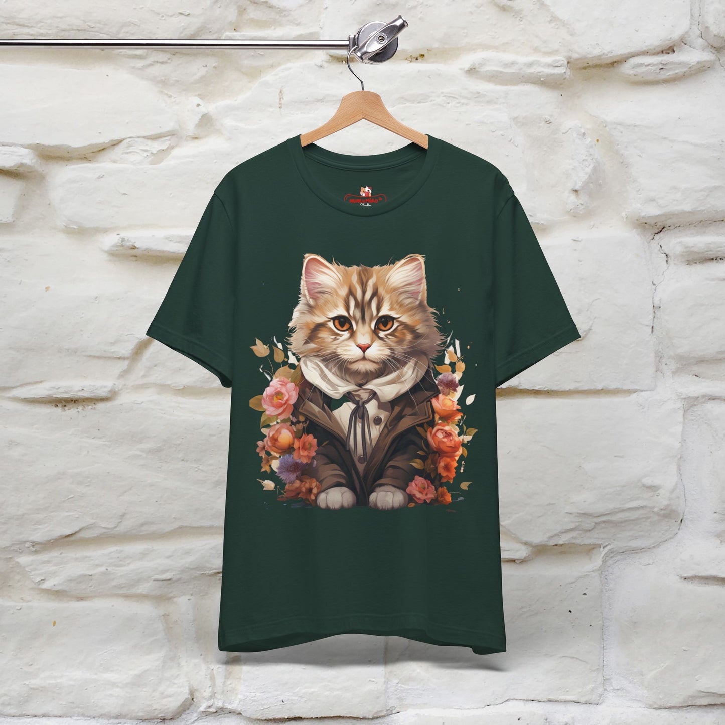 "Mr. Meow" Elegant Cat T-Shirt for Men & Women | 100% Cotton* - Nunu&Miao Studio