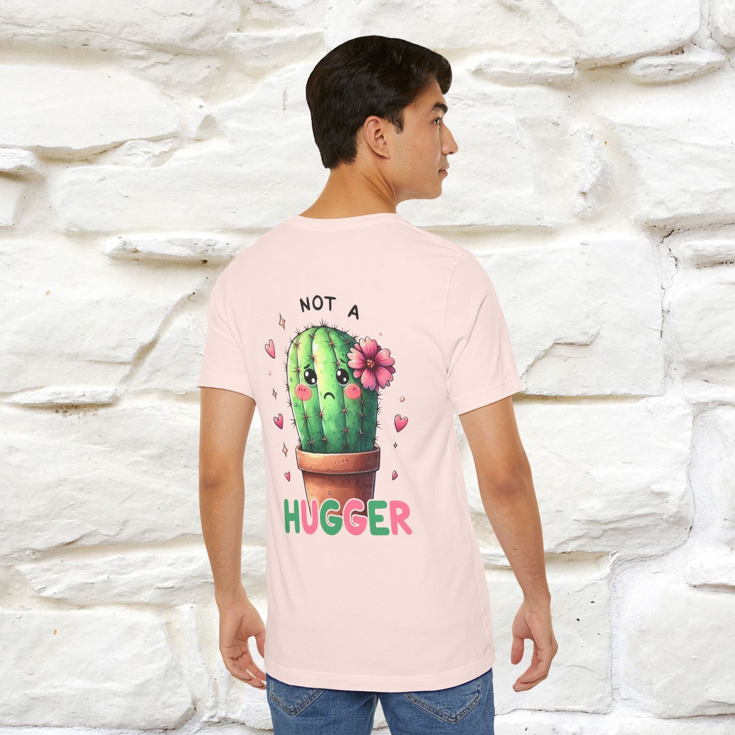 "Not A Hugger" |Funny T-Shirt | Front & Back Design|Nunu&Miao Studio