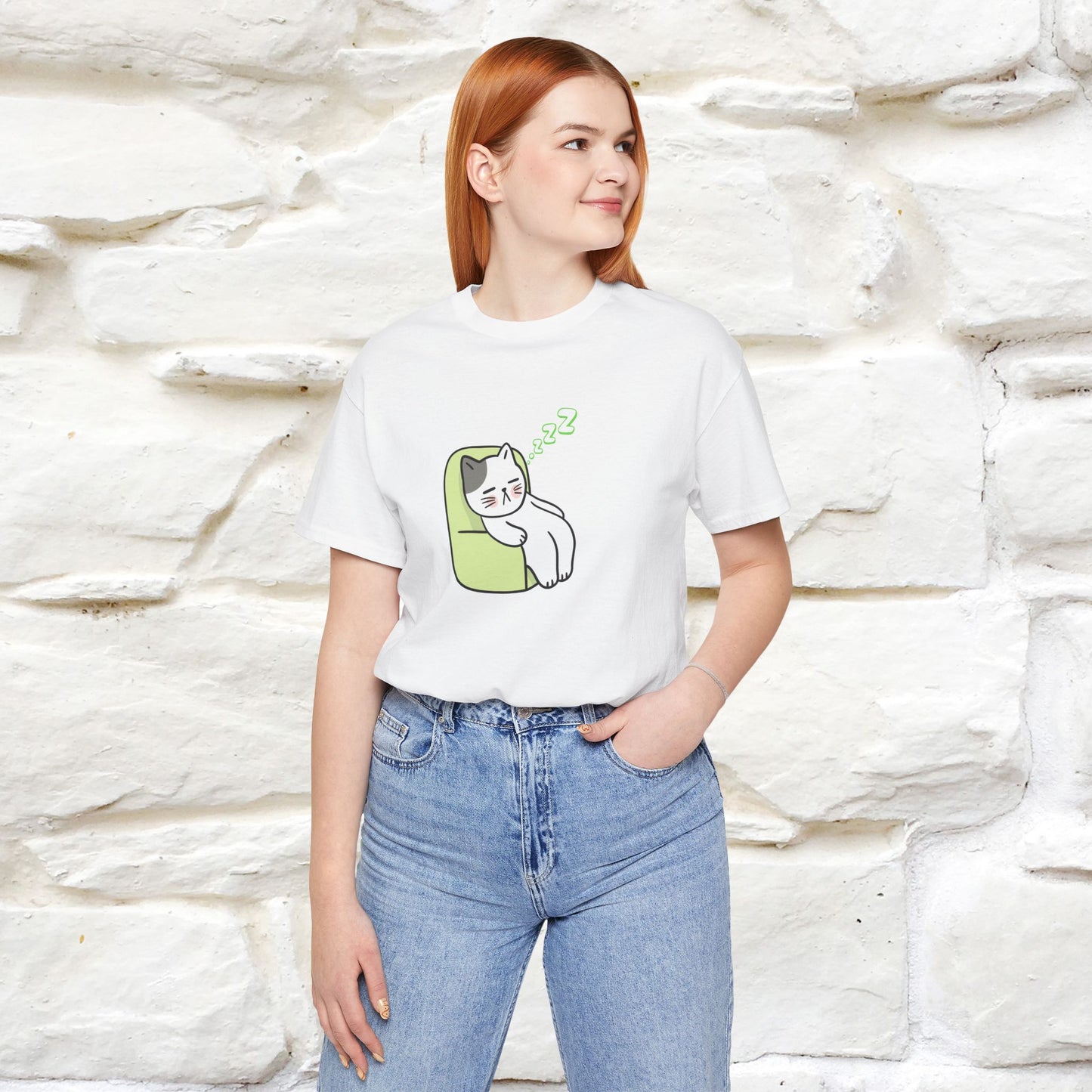 "Keep going… the couch isn’t going to nap on itself." Cat T-Shirt| Front & Back Design | Nunu&Miao Studio