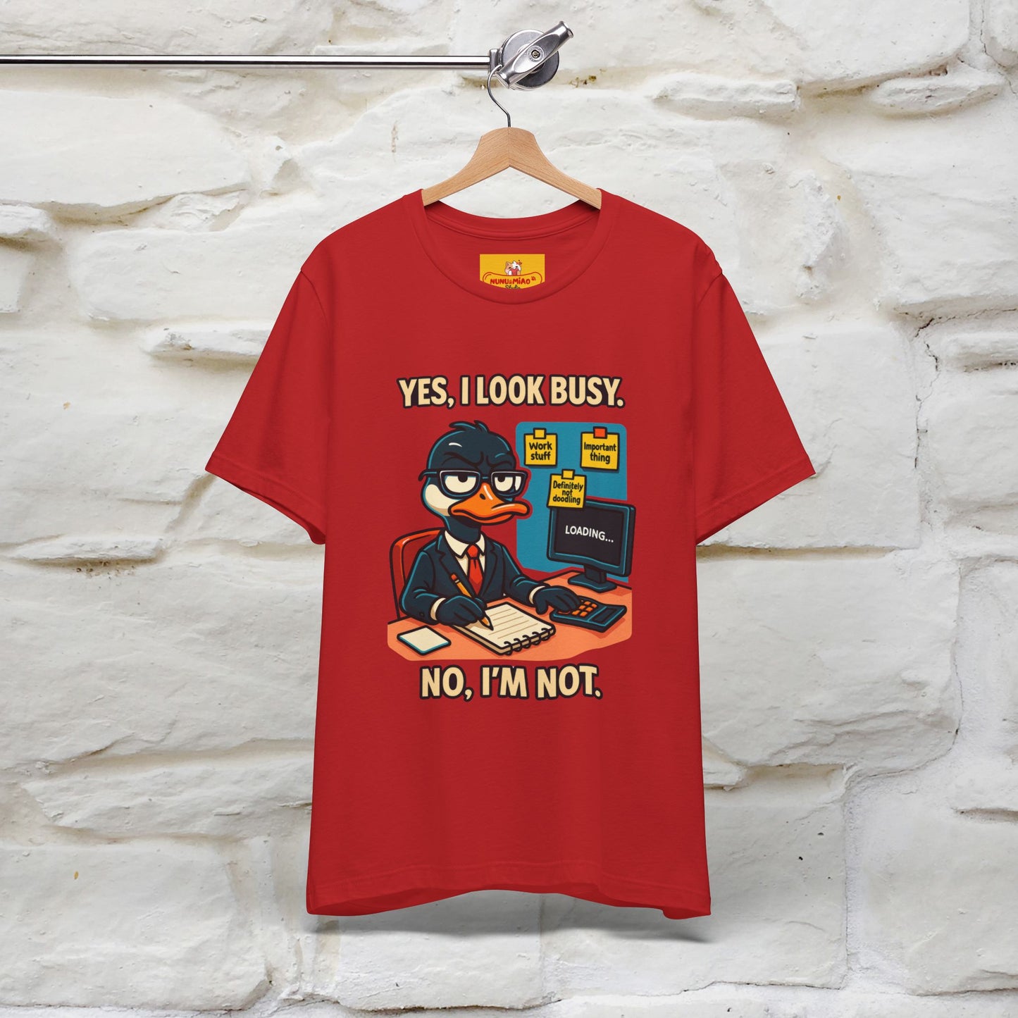 ''Yes, I Look Busy. No I'm Not.''| Sarcastic Cat T-Shirt | Nunu&Miao Studio