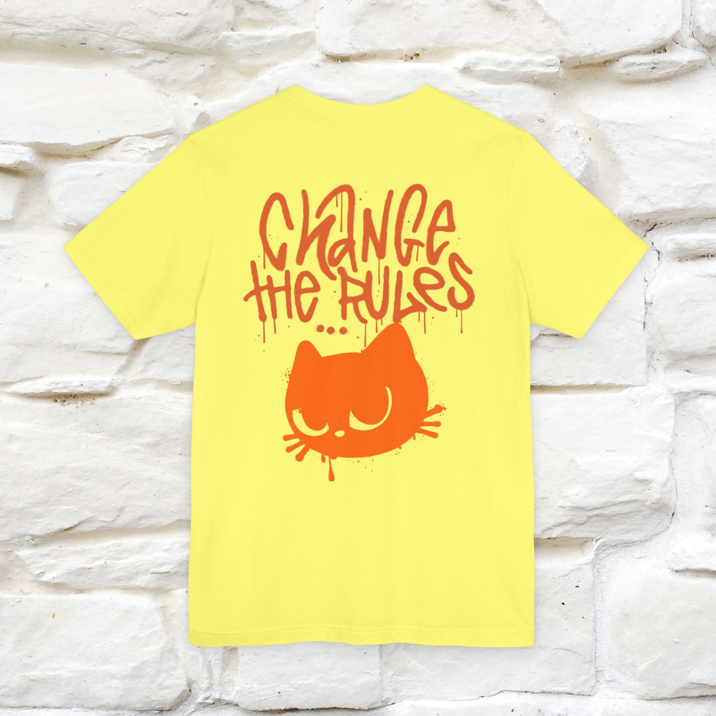 ''Change The Rules'' - Cat T-shirt -Nunu&Miao Studio