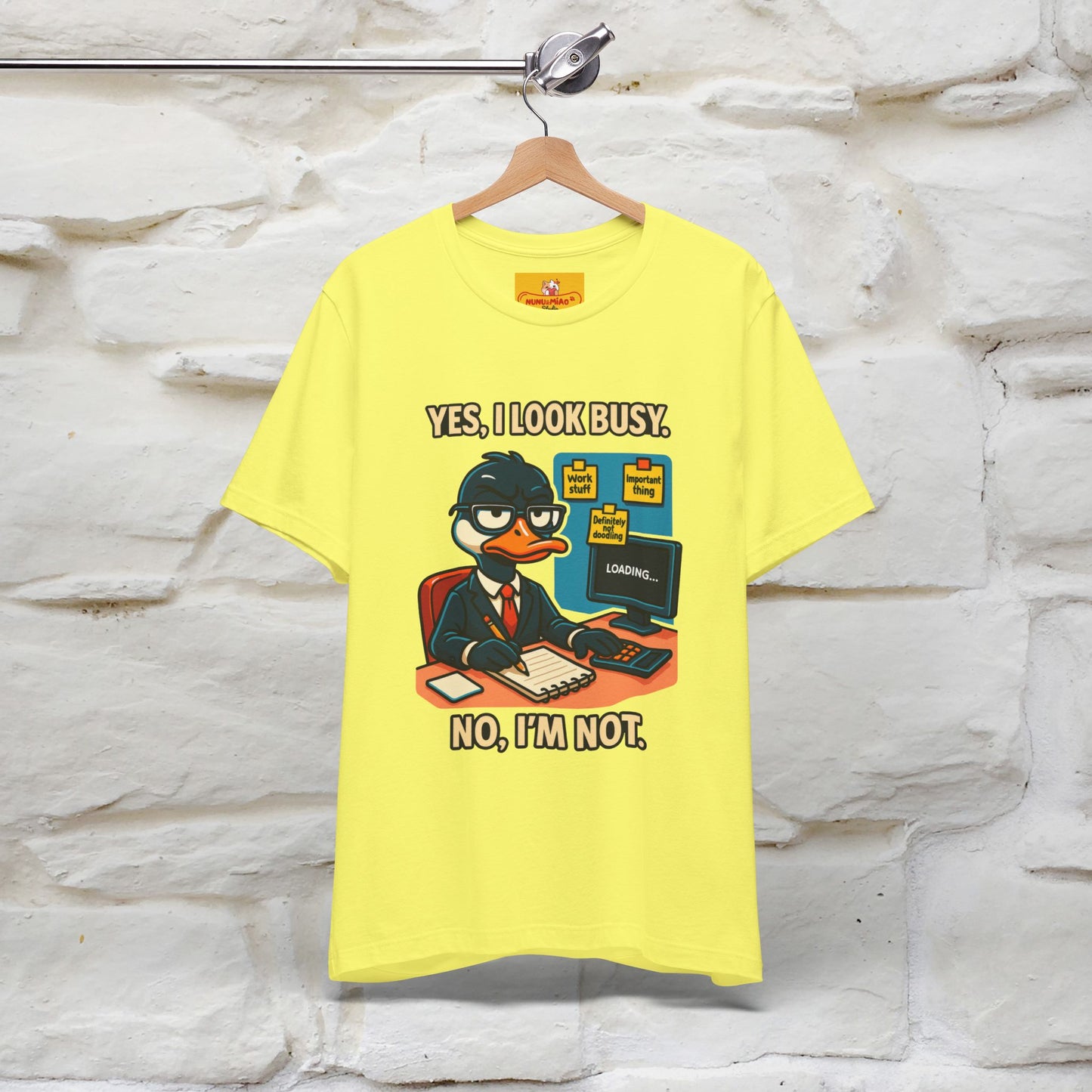 ''Yes, I Look Busy. No I'm Not.''| Sarcastic Cat T-Shirt | Nunu&Miao Studio
