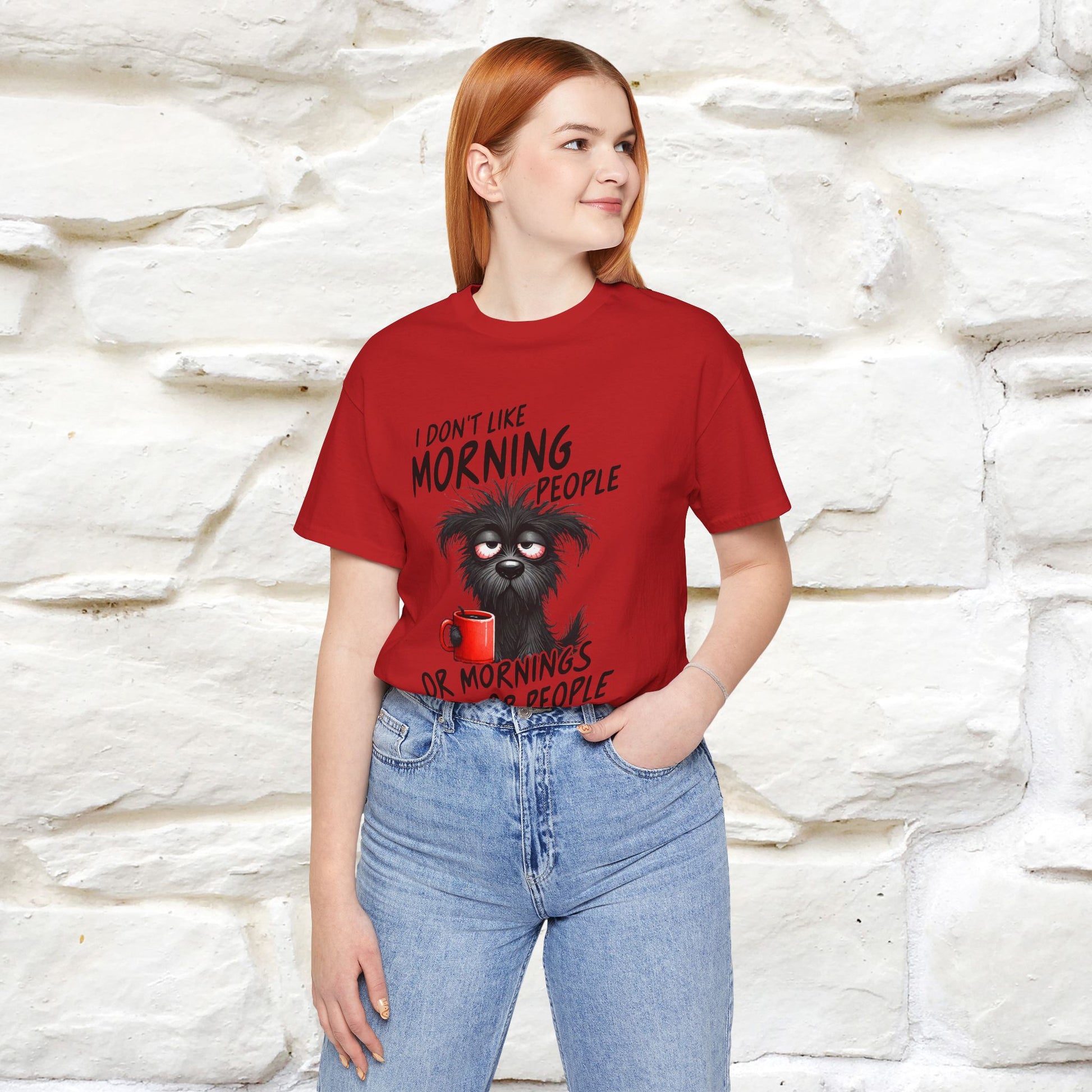 "I Don't Like Morning People..." Funny T-shirt |Nunu&Miao Studio - Nunu&Miao Studio