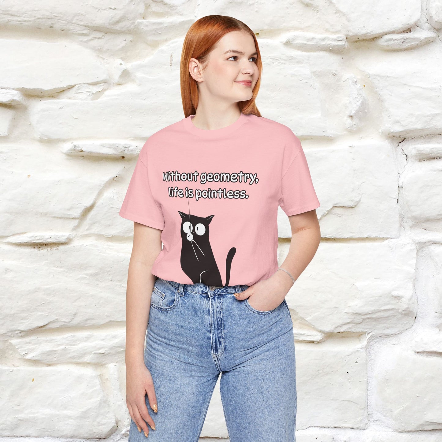 ''Without geometry, life is pointless.''| Funny T-Shirt | Nunu&Miao Studio