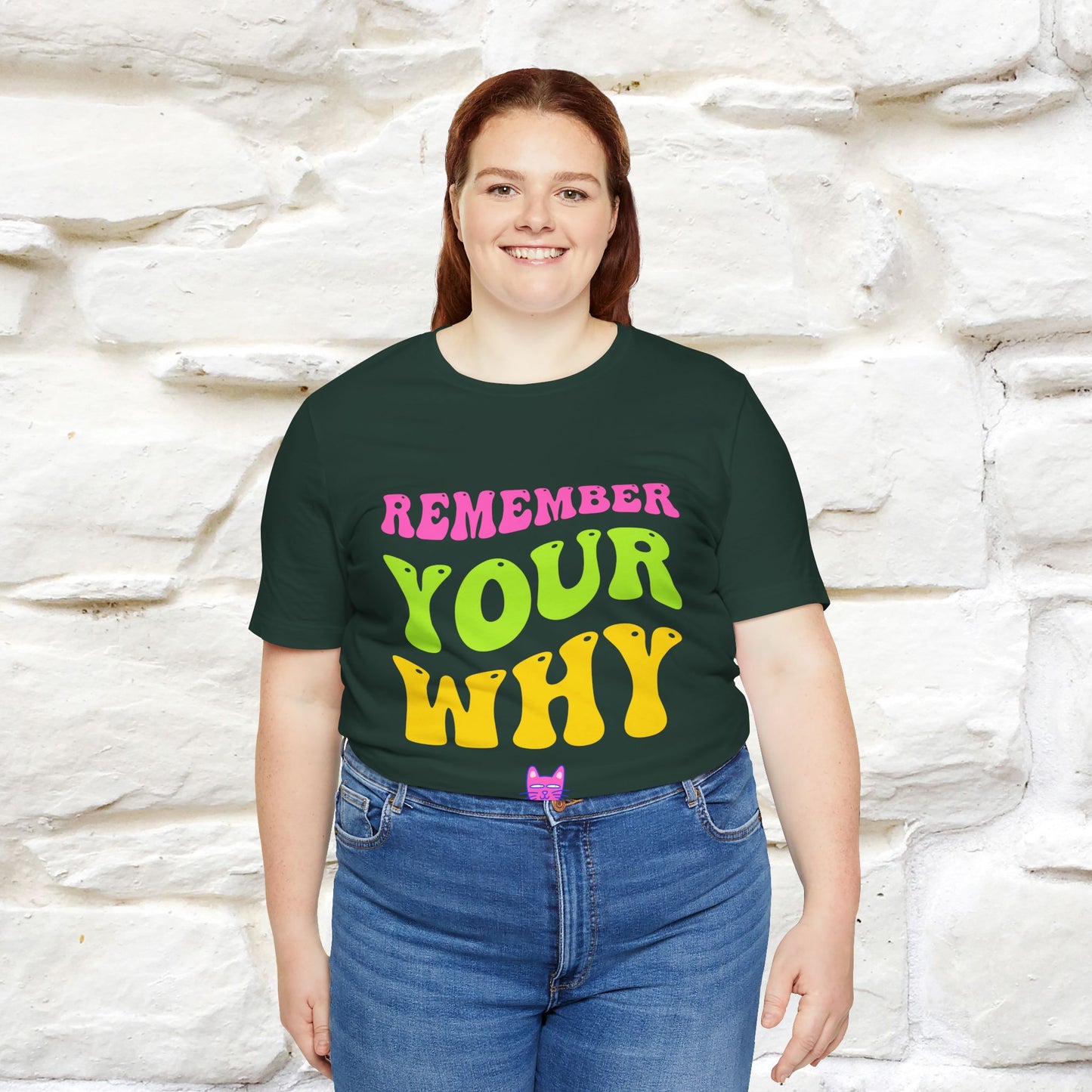 "Remember Your Why" Inspirational T-Shirt for Men & Women | 100% Cotton* - Nunu&Miao Studio