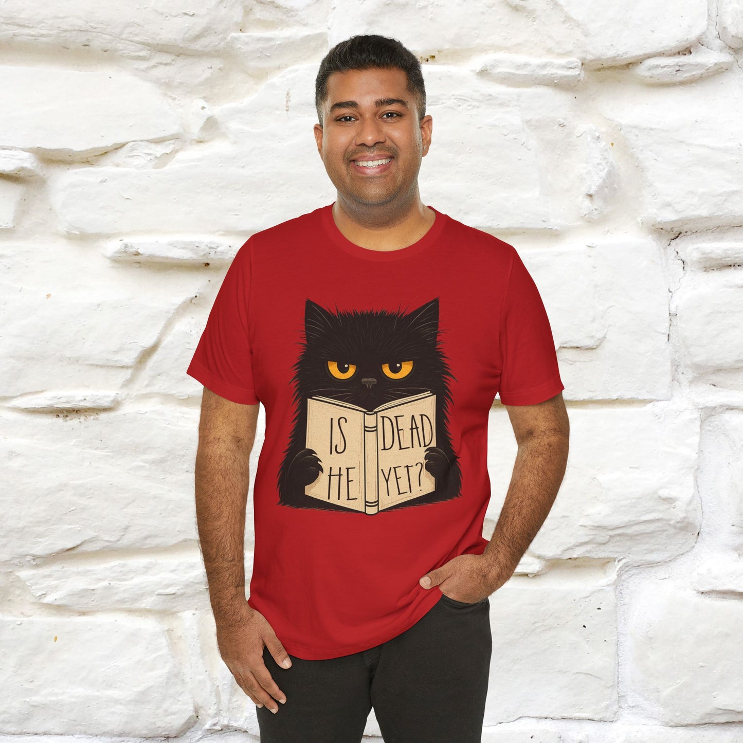 "Is He Dead Yet" |Cat T-Shirt | Nunu&Miao Studio