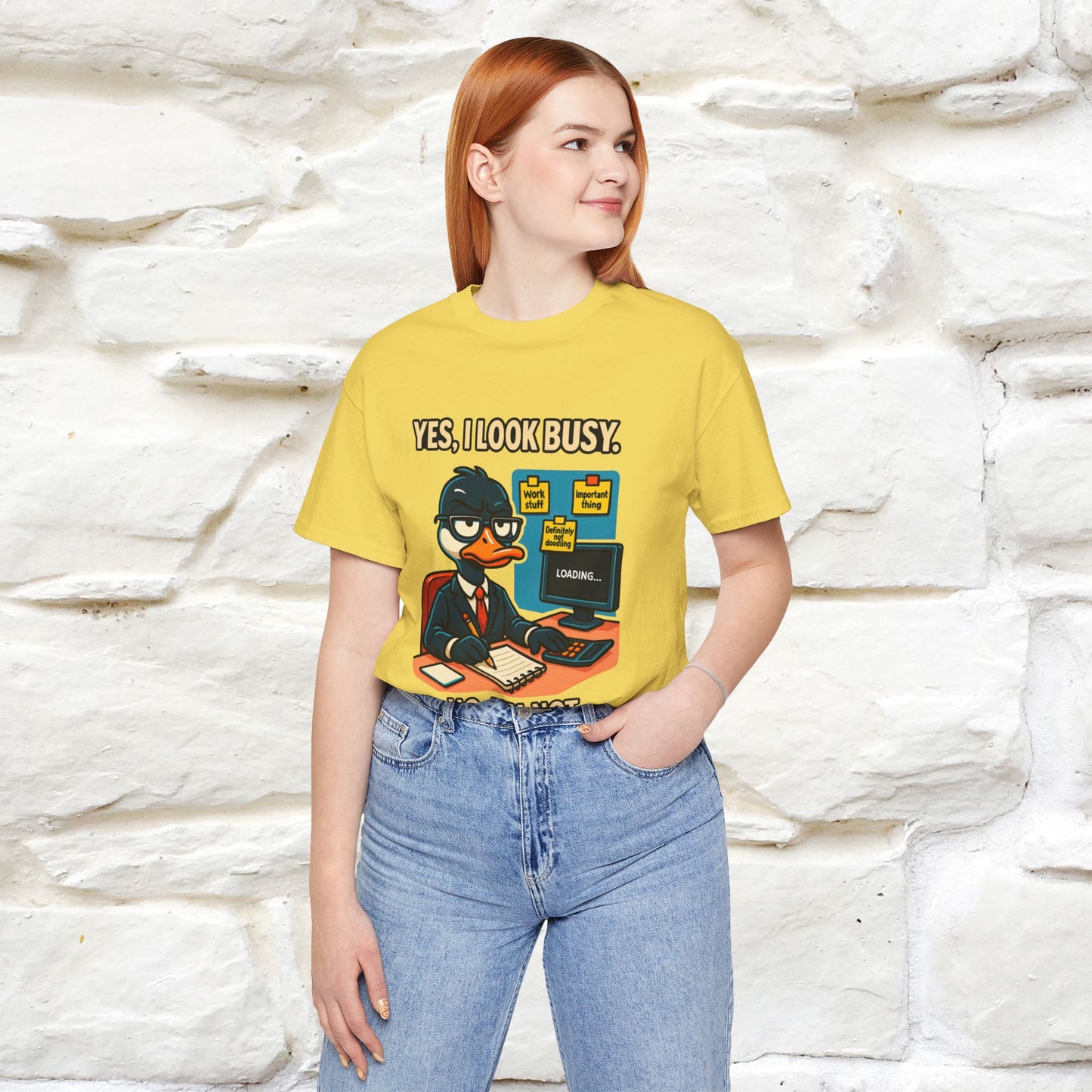 ''Yes, I Look Busy. No I'm Not.''| Sarcastic Cat T-Shirt | Nunu&Miao Studio
