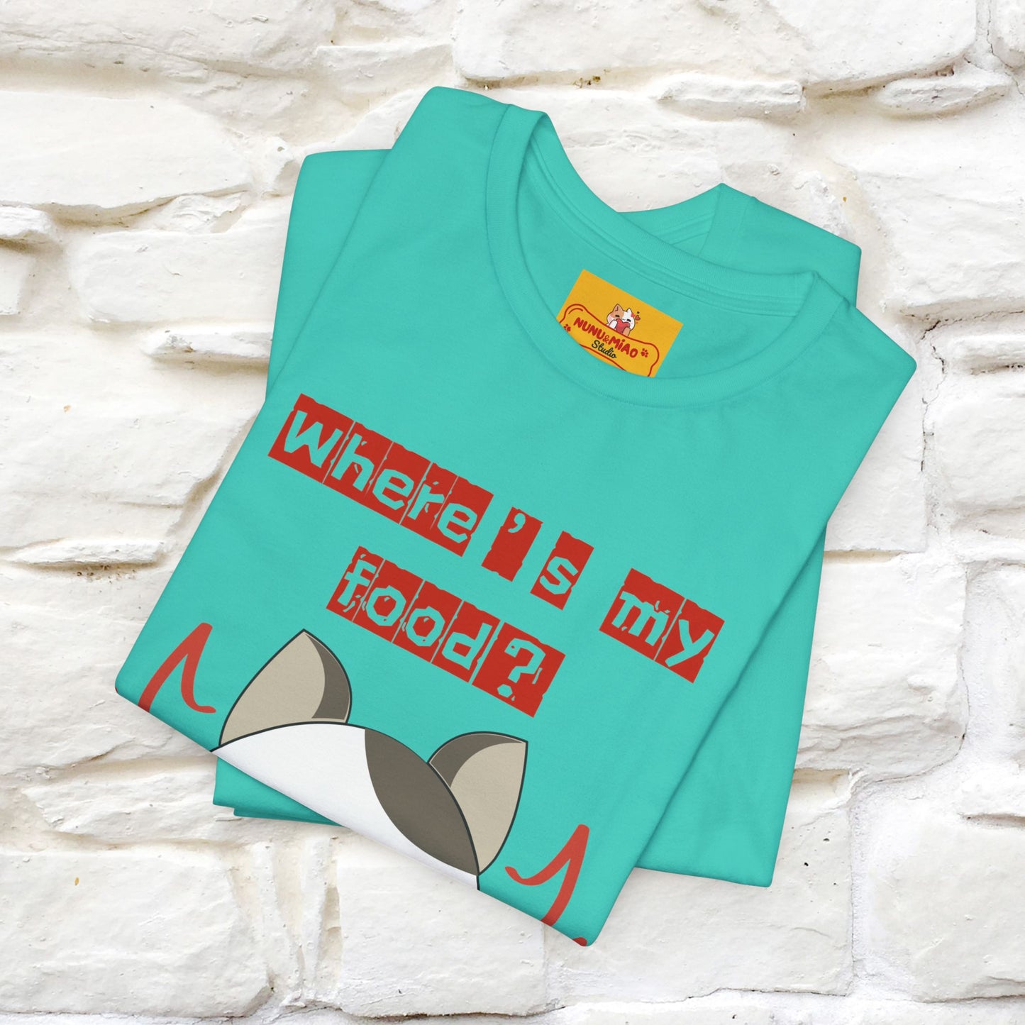 ''Where Is My ....?" Cat T-shirt| Nunu&Miao Studio - Nunu&Miao Studio
