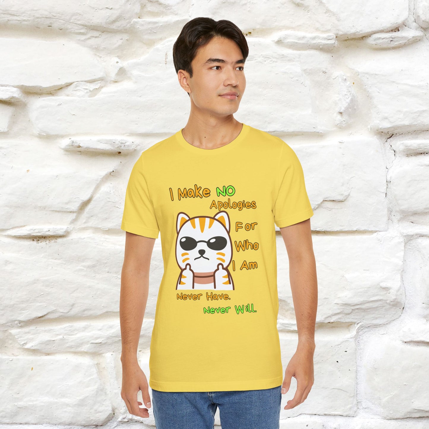 "I Make No Apologies... " |Cat T-Shirt | Nunu&Miao Studio