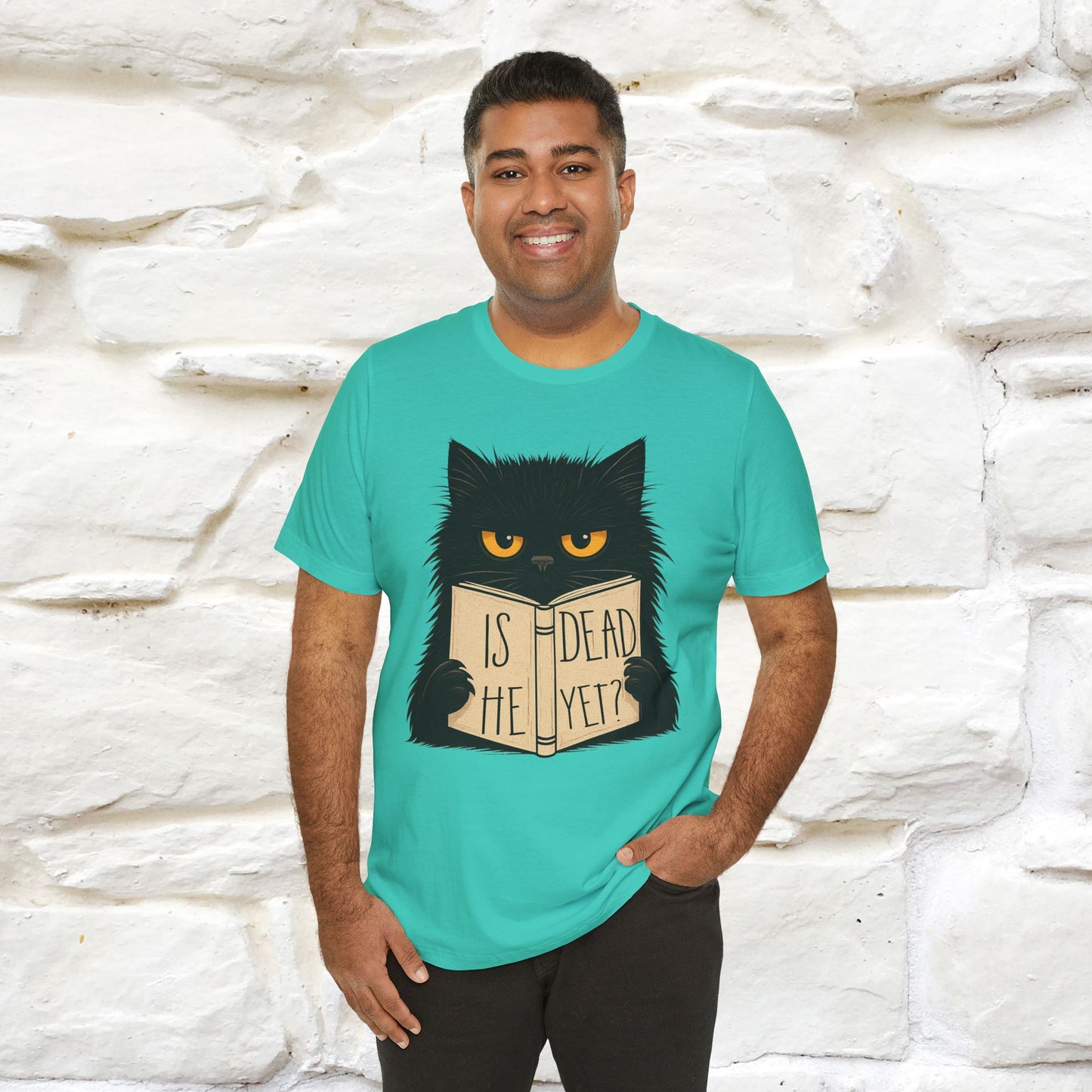 "Is He Dead Yet" |Cat T-Shirt | Nunu&Miao Studio