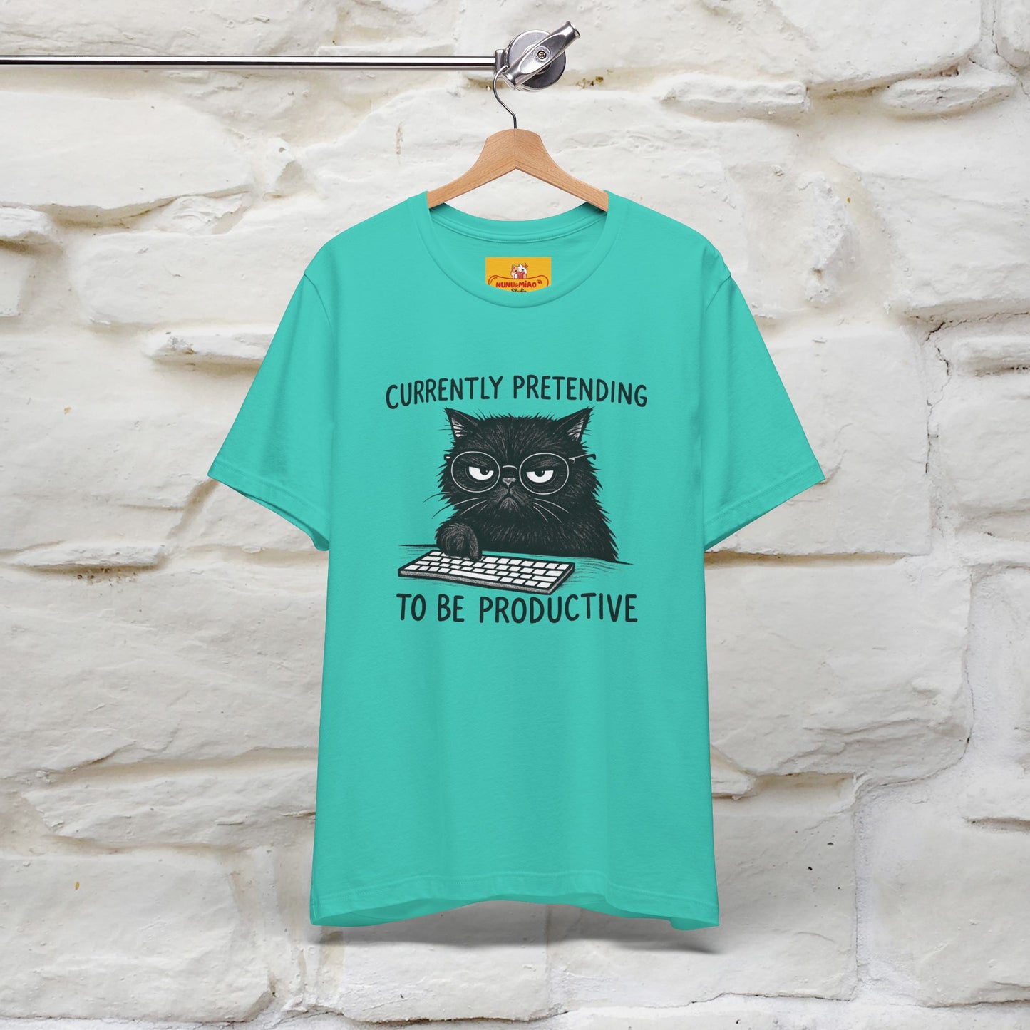"Currently Pretending To Be Productive" |Cat T-Shirt | Nunu&Miao Studio