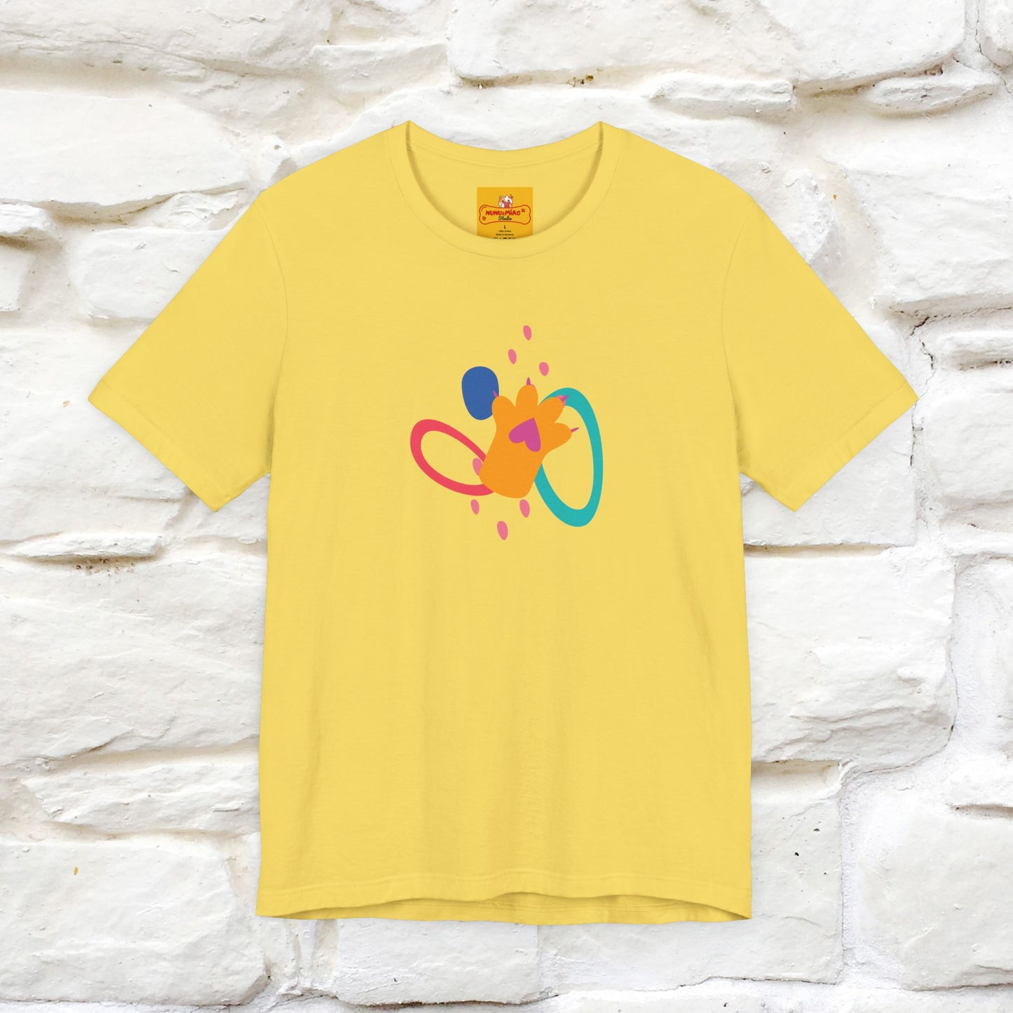 ''The Power Of Meow'' Cat T-Shirt Front and Back Design | Nunu&Miao Studio