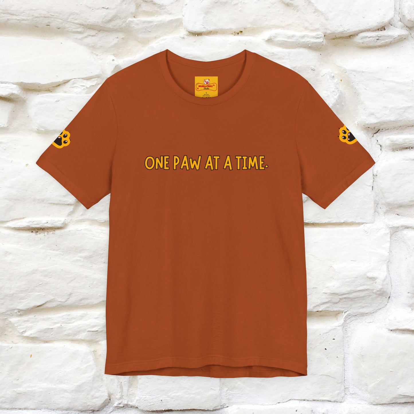 "Life Is A Journey'' Cat T-Shirt | Front & Back Design | Nunu&Miao Studio