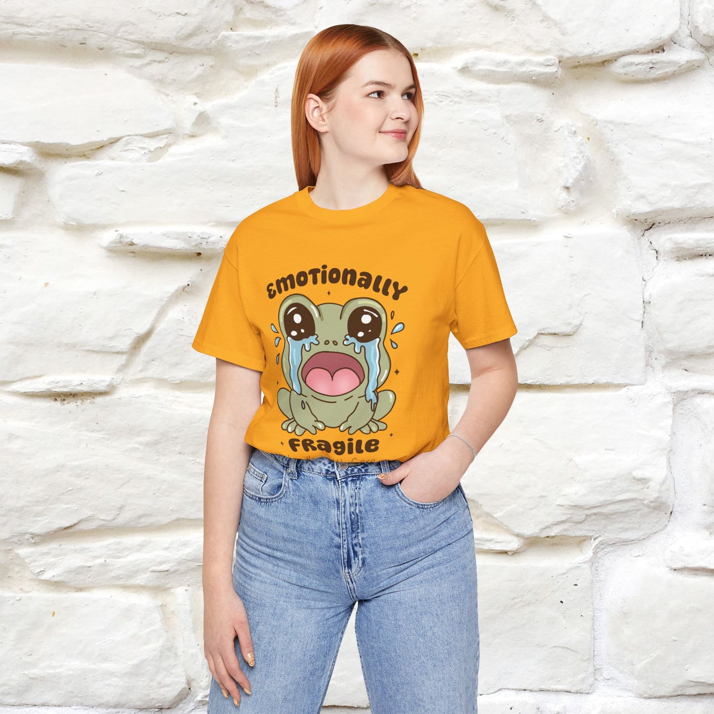 "Emotionally Fragile Handle With Care " Funny T-shirt |Nunu&Miao Studio - Nunu&Miao Studio