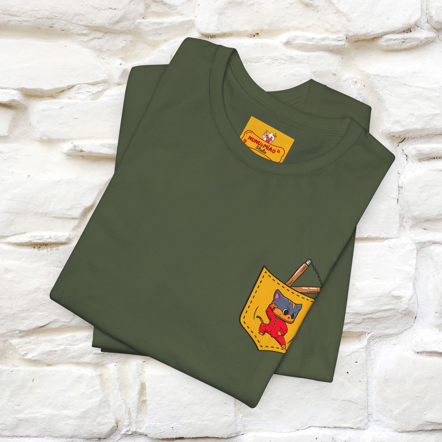 "Be Like Water: Cattitude Master | Cat T-Shirt |Nunu&Miao Studio