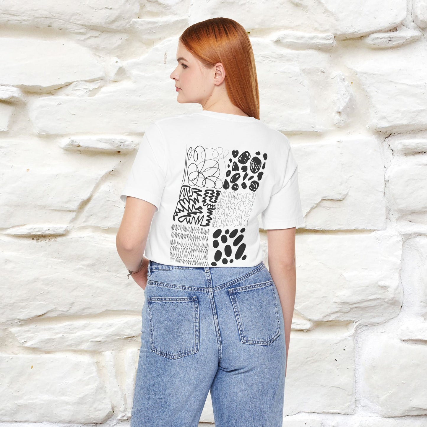 "Caos'' Cat T-Shirt Front and Back Design | Nunu&Miao Studio