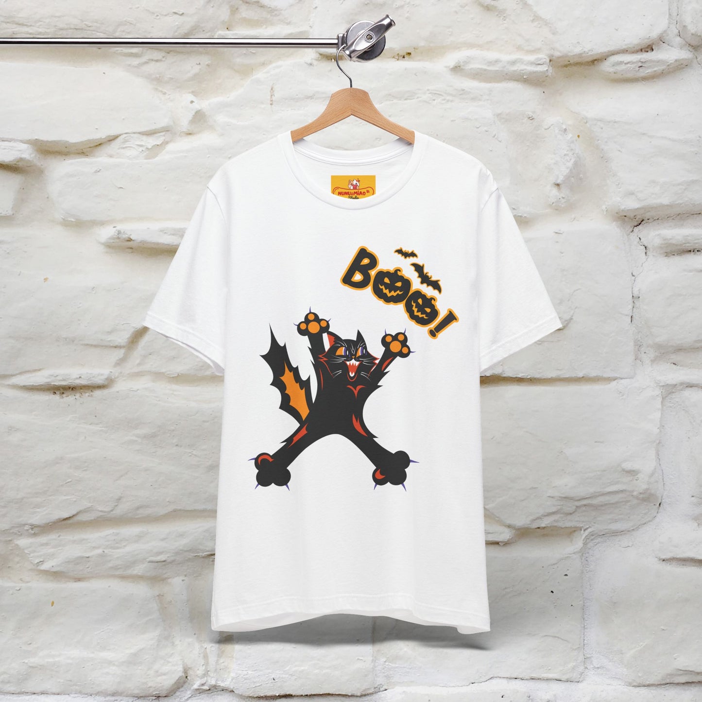 "Boo" Cat T-shirt |Nunu&Miao Studio - Nunu&Miao Studio