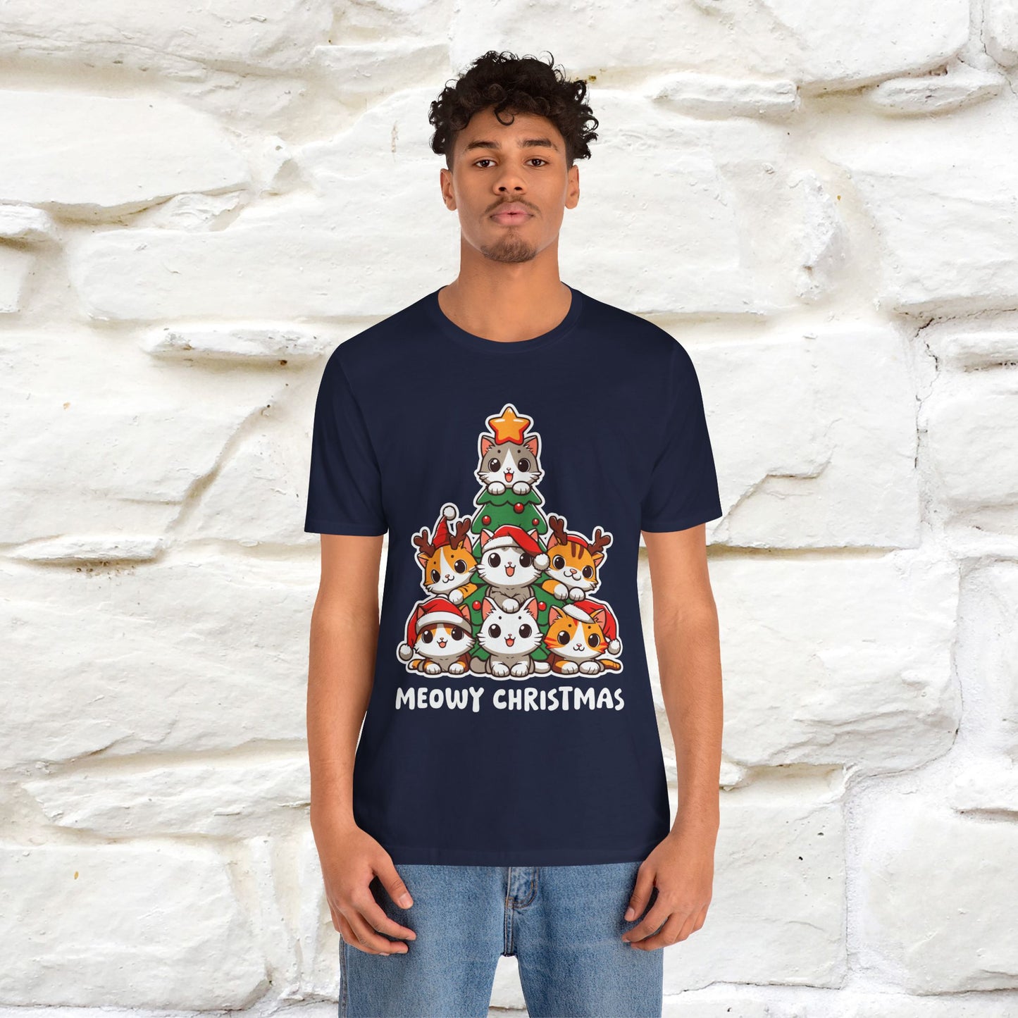 “Meowy Christmas” | Cat T-Shirt | Nunu&Miao Studio