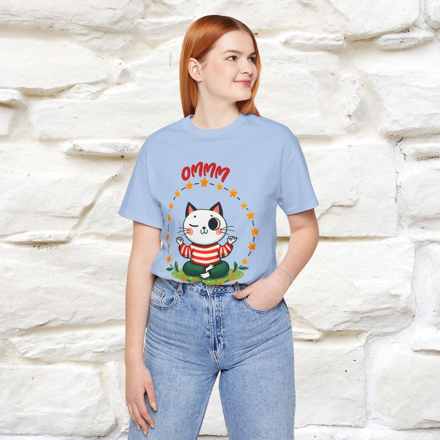''Ommm, Keep Calm'' Cat T-Shirt | Nunu&Miao Studio