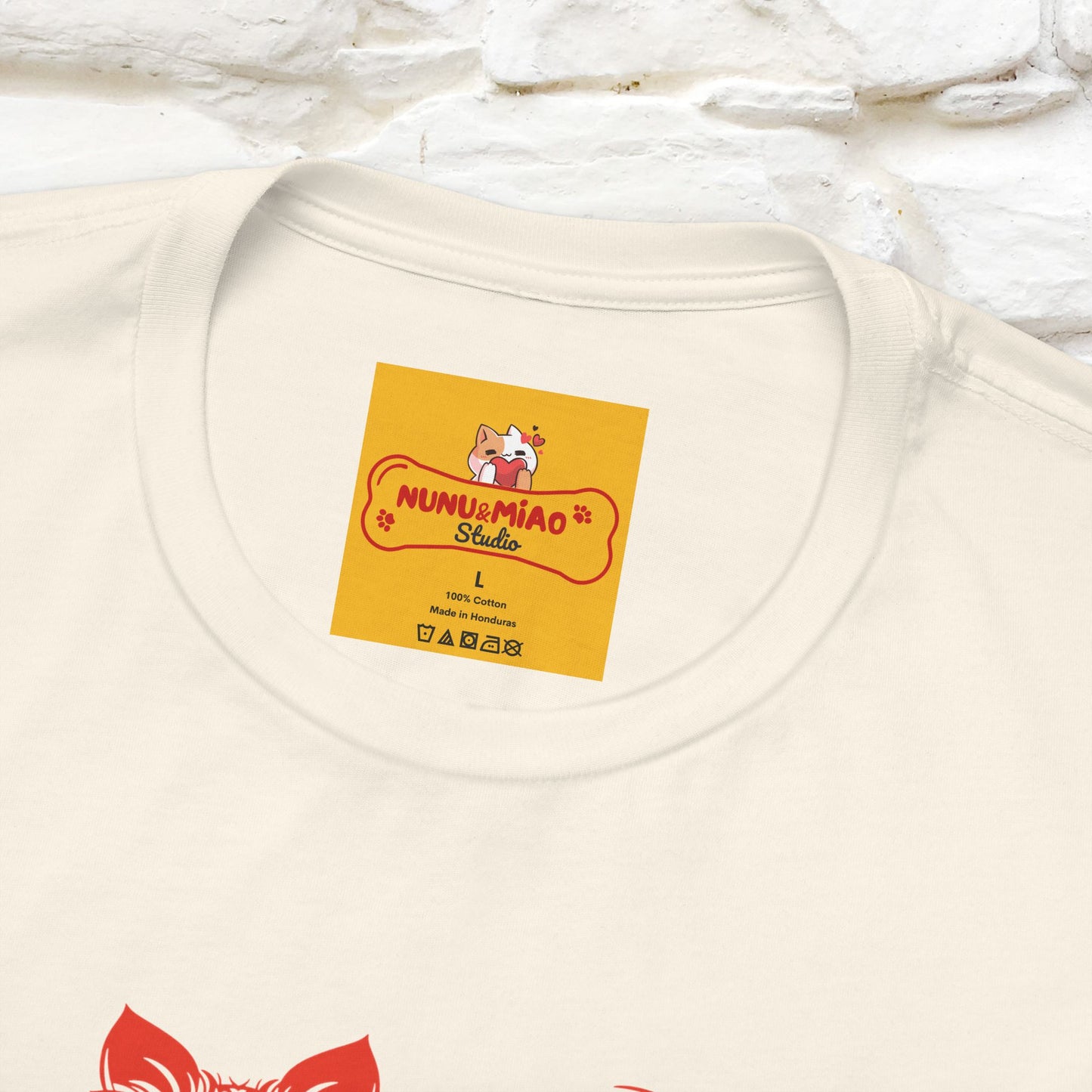 "The Third Eye'' Cat T-Shirt Front and Back Design | Nunu&Miao Studio