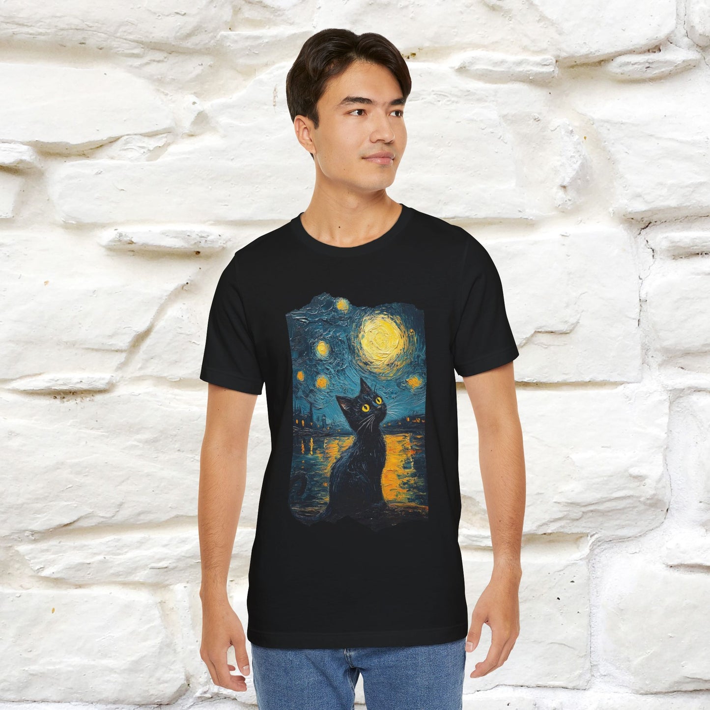 “Miaoolight.” | Cat T-Shirt | Front & Back Design | Nunu&Miao Studio