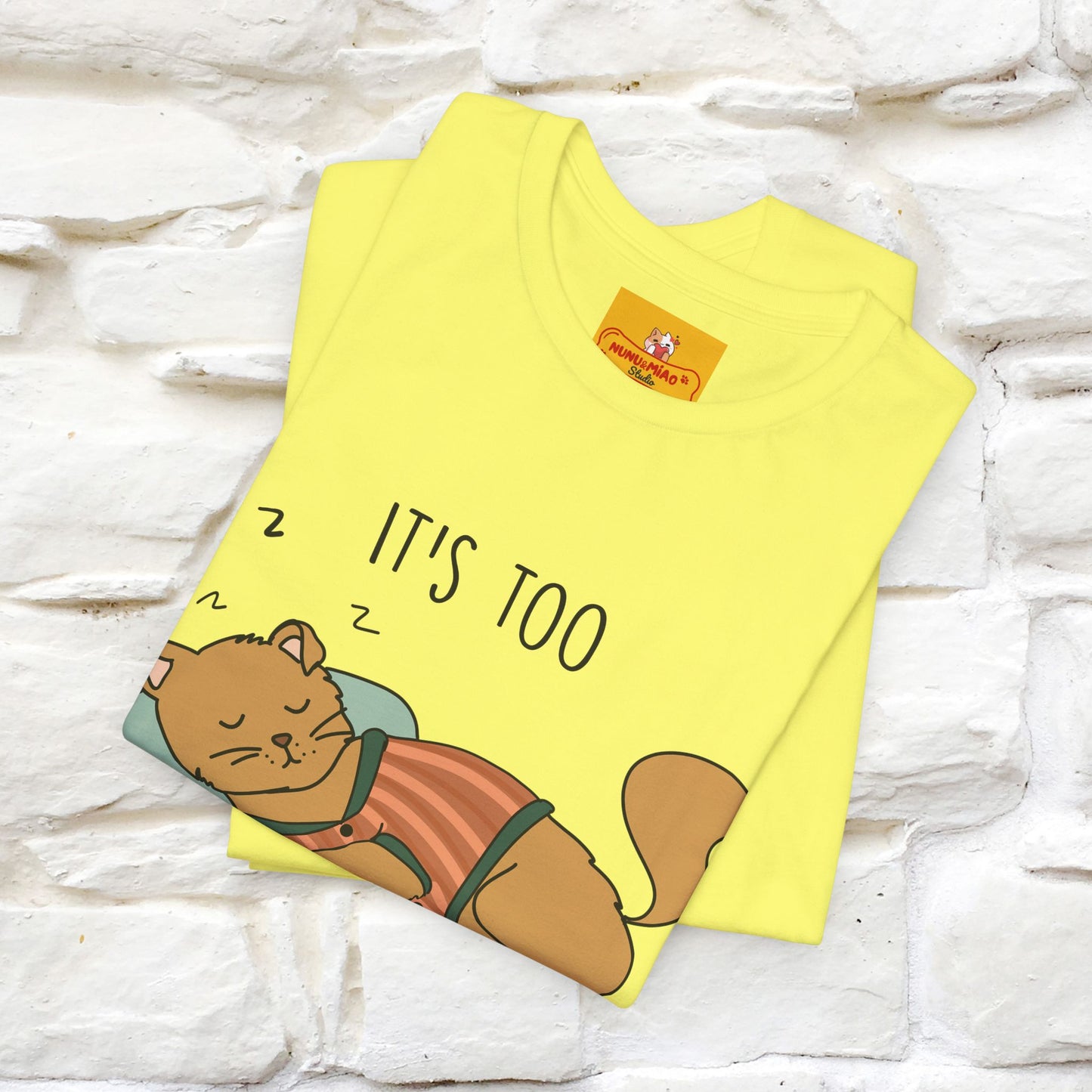 ''It’s Too Peopley Outside'' | Funny Cat T-Shirt | Nunu&Miao Studio