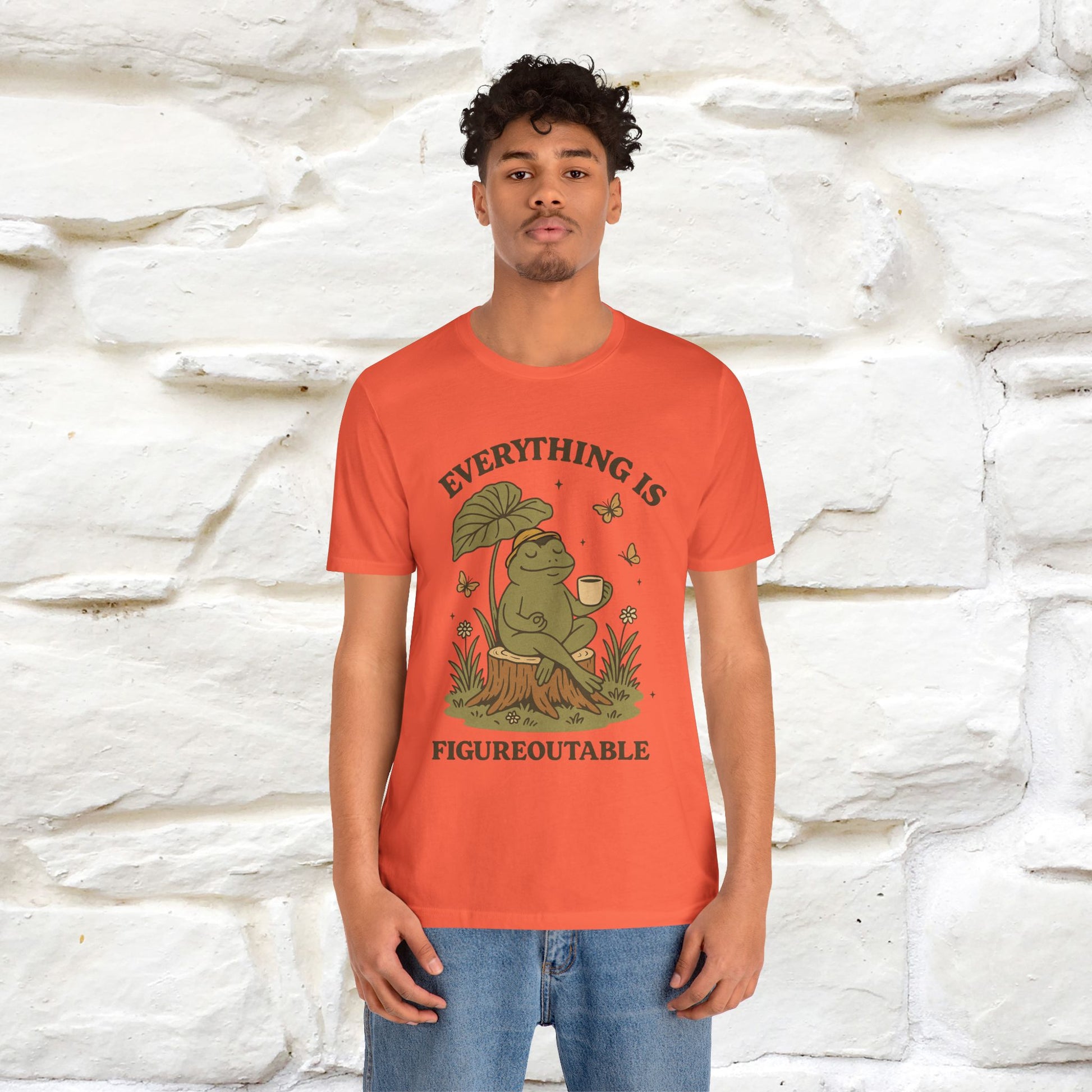 "Everything Is Fugureoutable"| Lifestyle Shirt |Nunu&Miao Studio - Nunu&Miao Studio