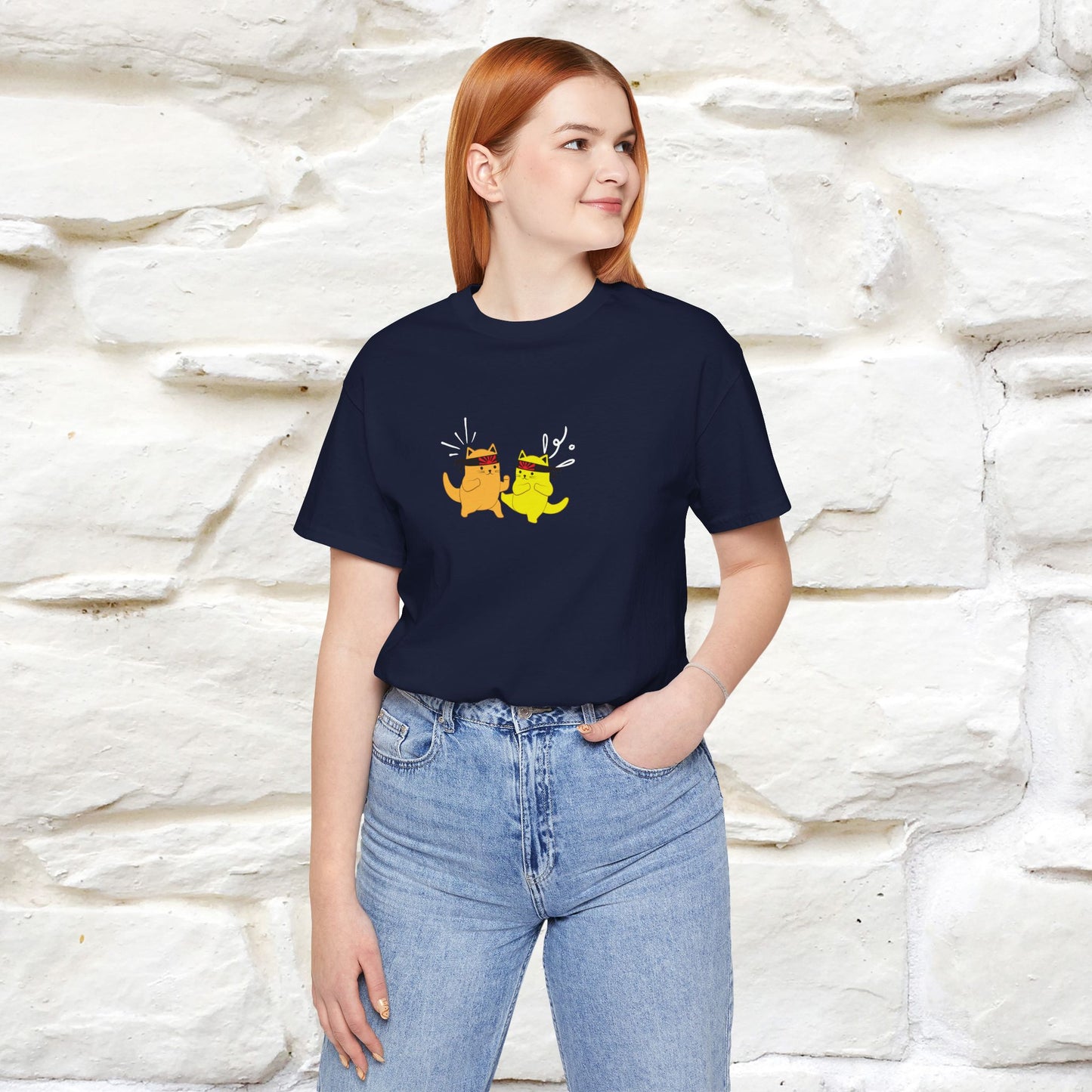"You Have the Power to Protect Your Peace" Cat T-Shirt| Front & Back Design | Nunu&Miao Studio