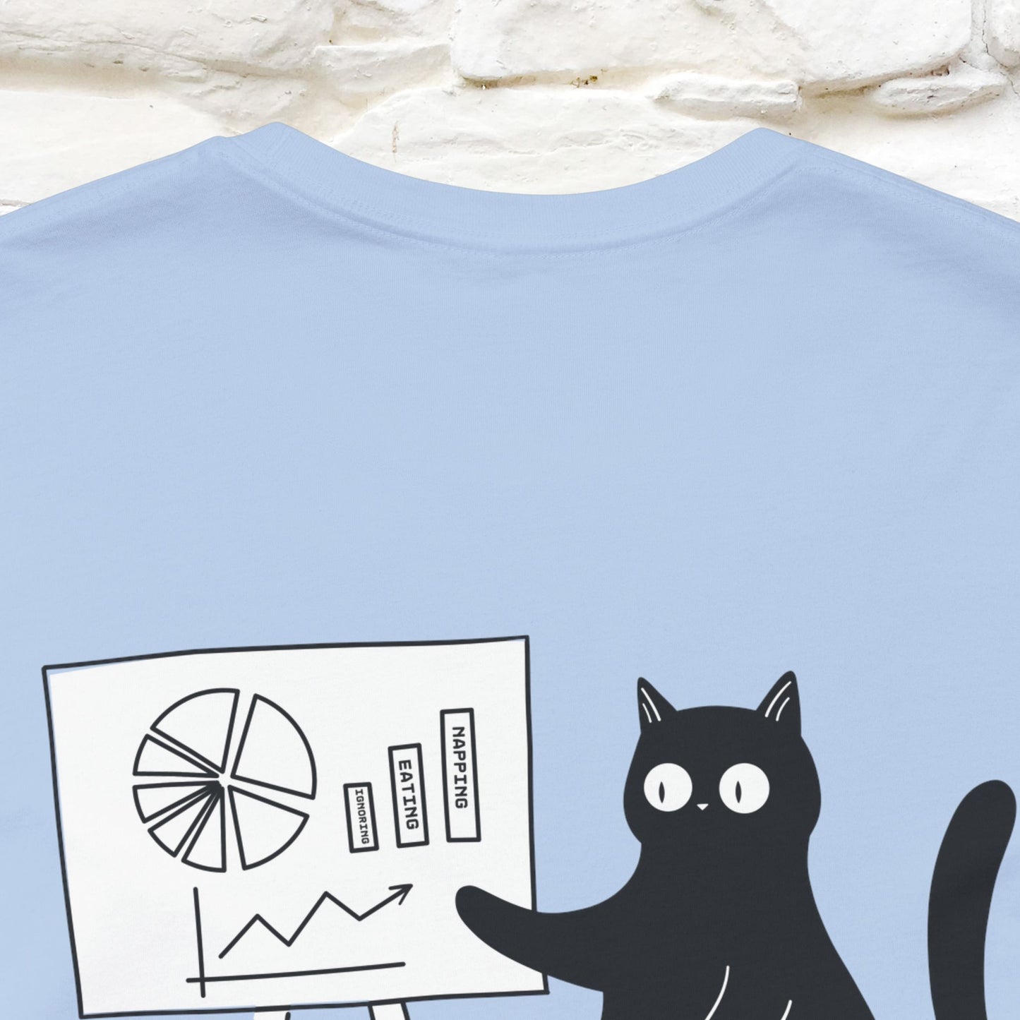 “Trust me, I’m statistically significant.”| Cat T-Shirt | Front & Back Design | Nunu&Miao Studio