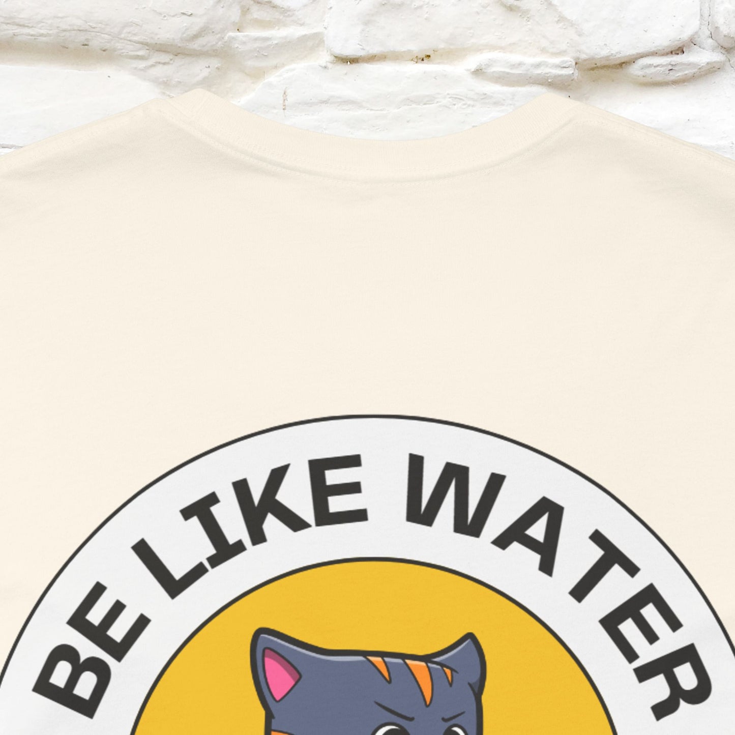 "Be Like Water: Cattitude Master | Cat T-Shirt |Nunu&Miao Studio