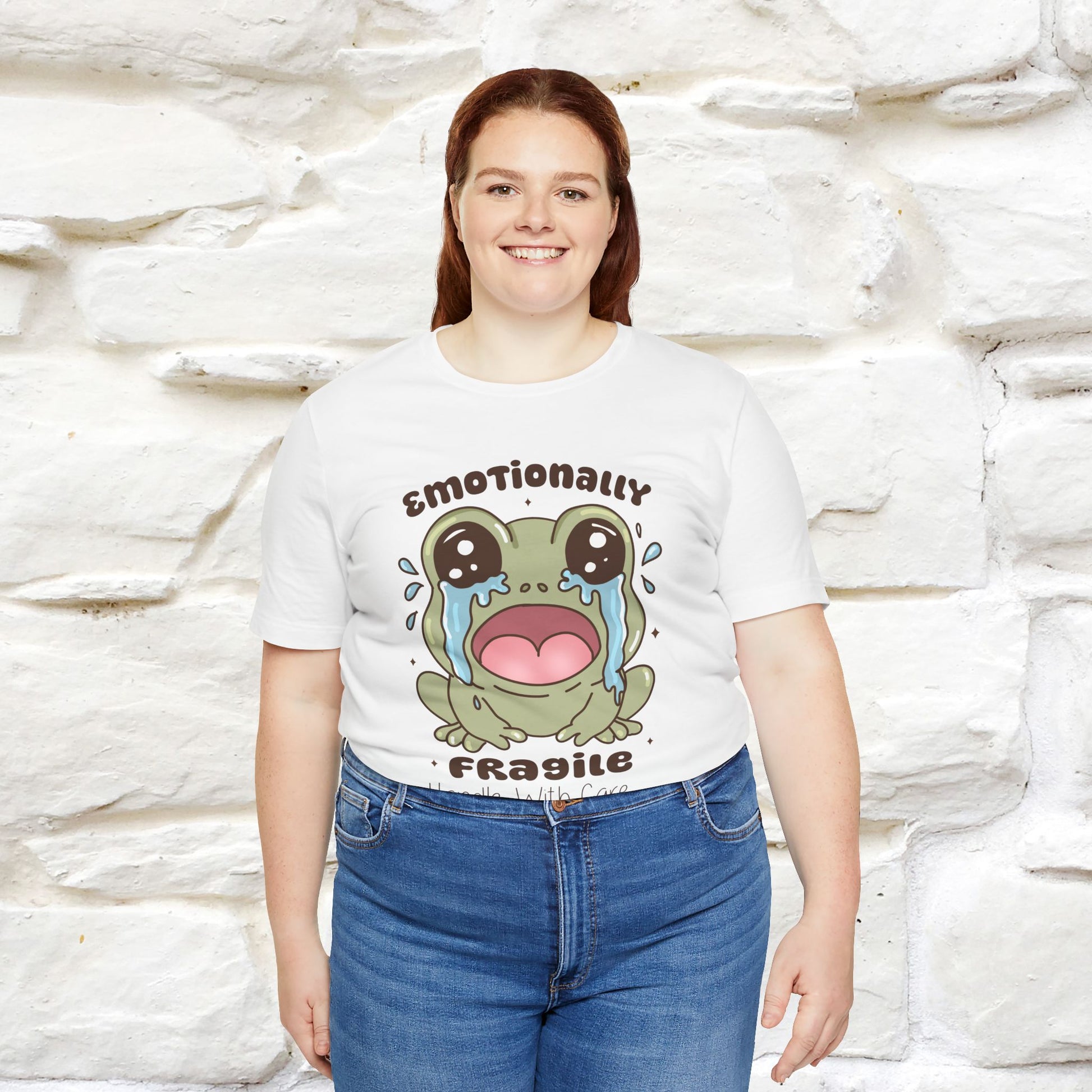 "Emotionally Fragile Handle With Care " Funny T-shirt |Nunu&Miao Studio - Nunu&Miao Studio