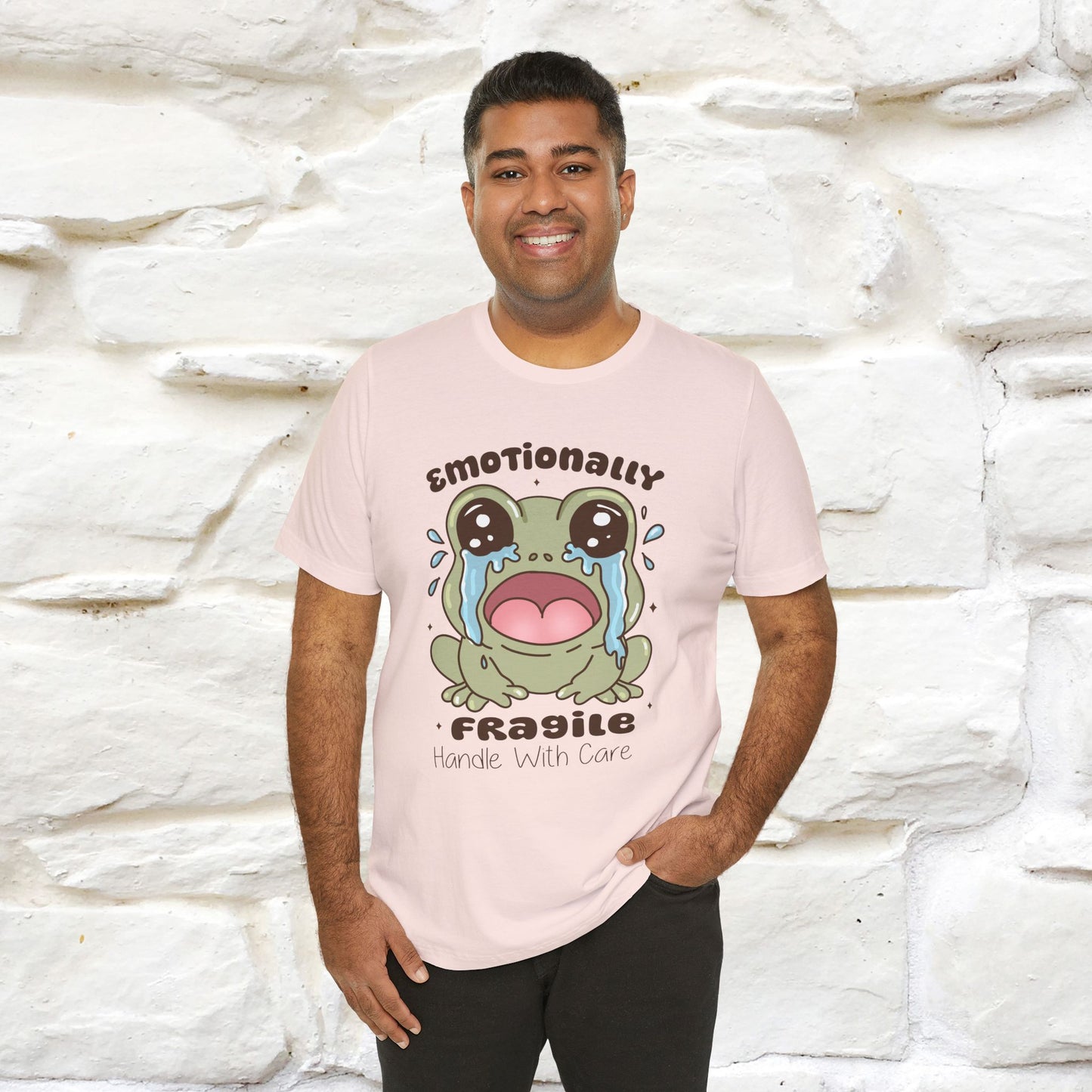 "Emotionally Fragile Handle With Care " Funny T-shirt |Nunu&Miao Studio - Nunu&Miao Studio