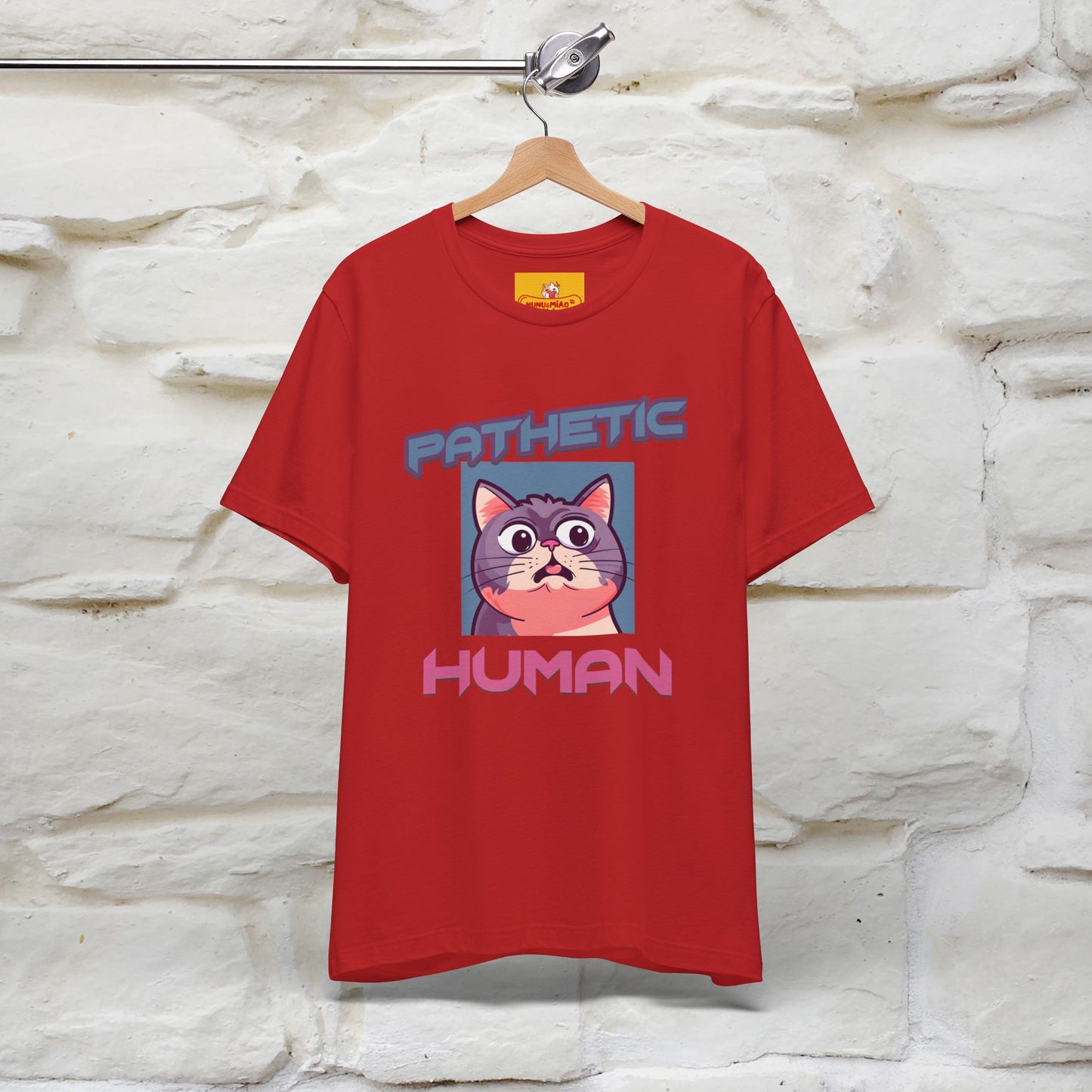 ''Pathetic Human'' | Funny Cat T-Shirt | Nunu&Miao Studio