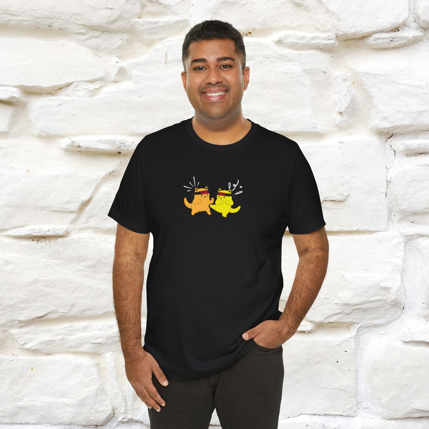 "You Have the Power to Protect Your Peace" Cat T-Shirt| Front & Back Design | Nunu&Miao Studio