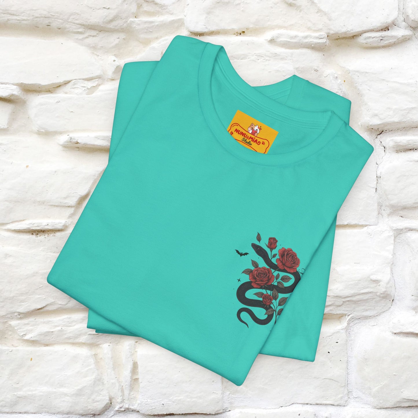 "The Rose and The Snake " Halloween T-shirt |Nunu&Miao Studio