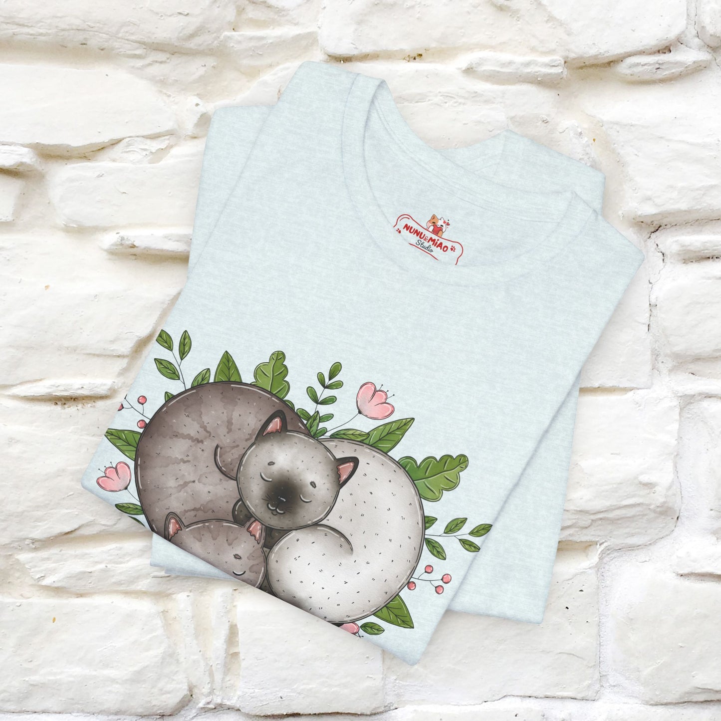 "All You Need Is Love" Cat T-Shirt | 100% Cotton* | Adorable Cat Apparel for Men & Women
