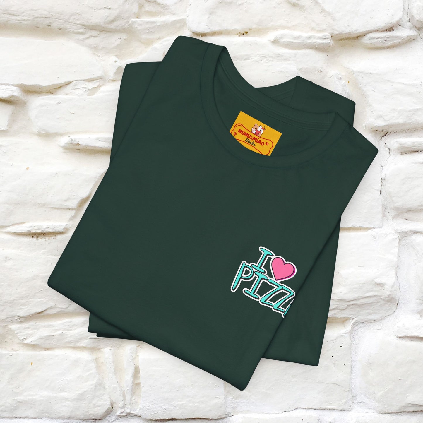 "I Love Pizza"| Cat T-shirt | Nunu&Miao Studio