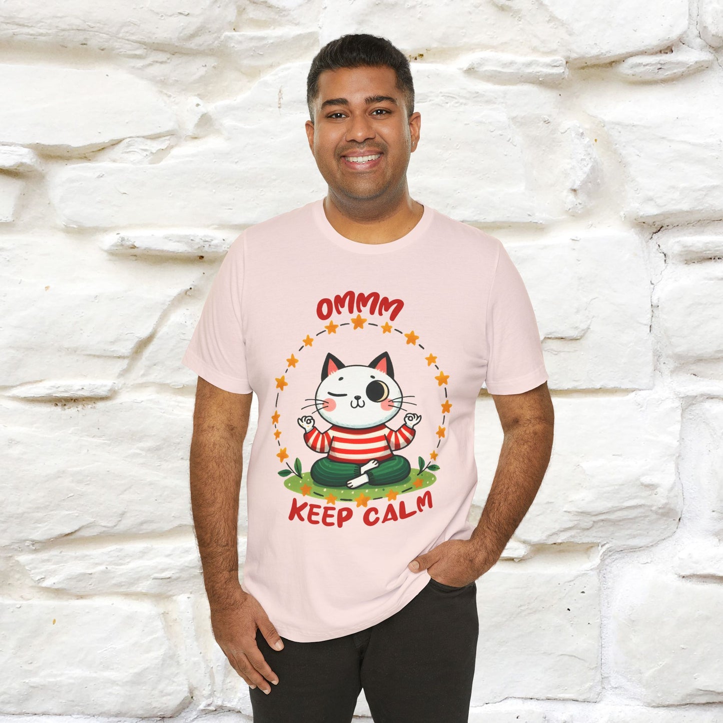 ''Ommm, Keep Calm'' Cat T-Shirt | Nunu&Miao Studio