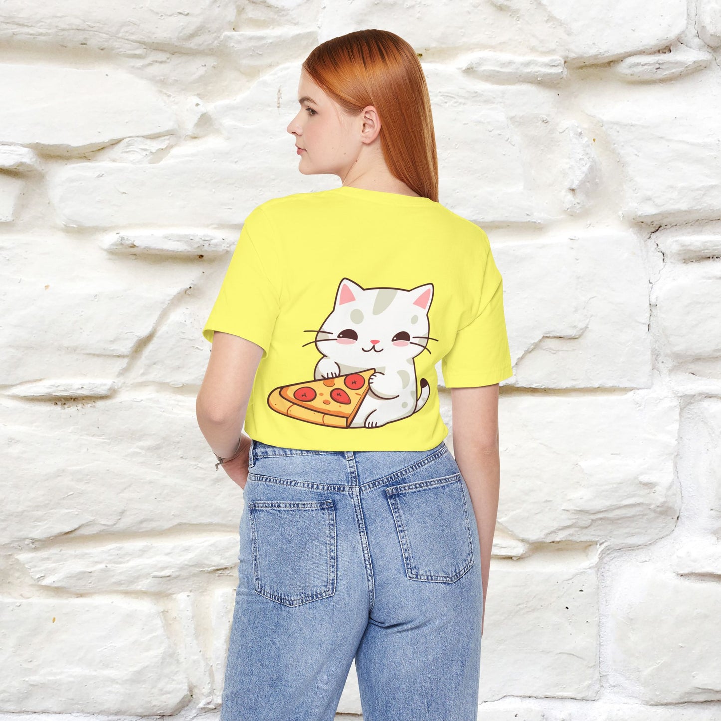"I Love Pizza"| Cat T-shirt | Nunu&Miao Studio
