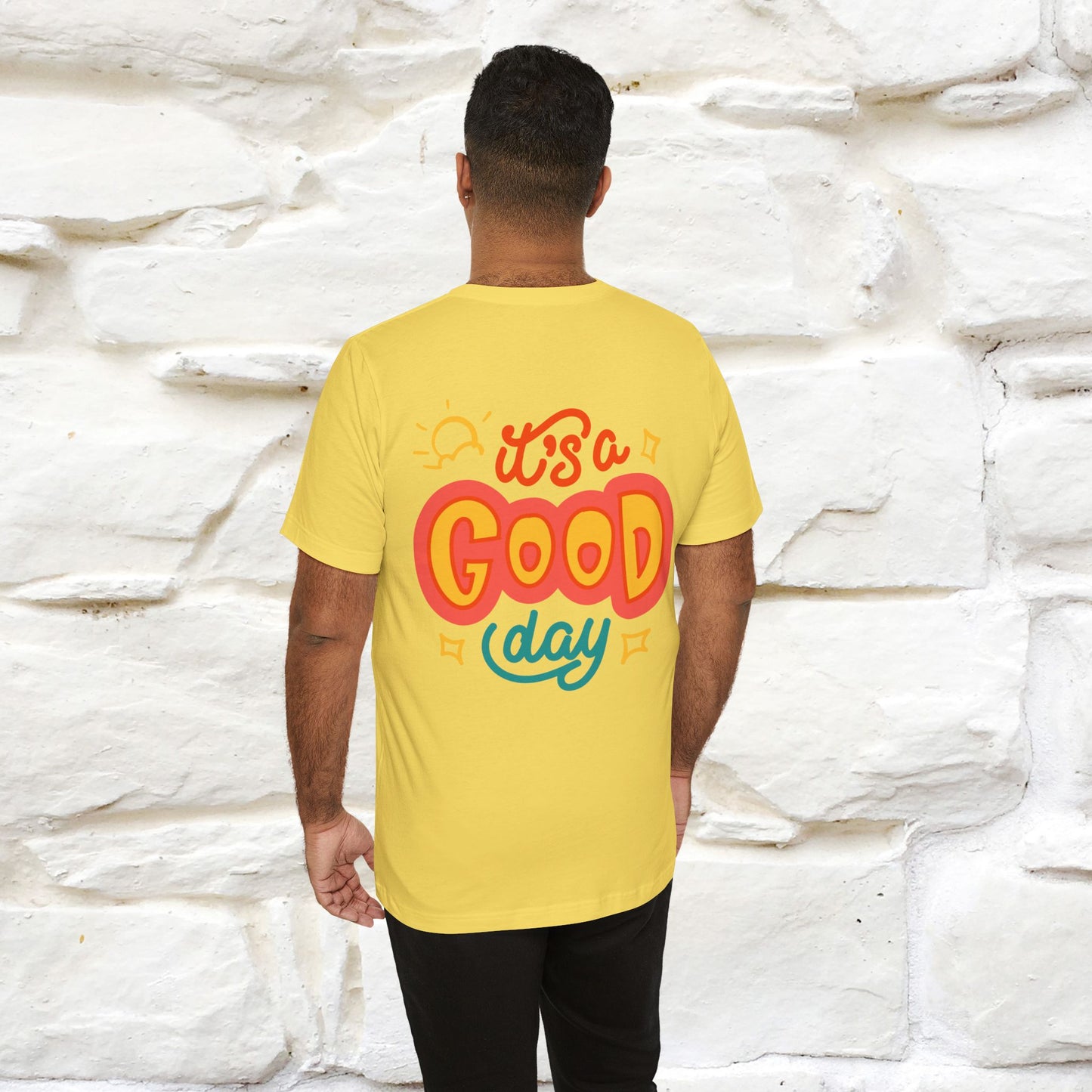 ""It's A Good Day" Cat T-Shirt| Front & Back Design | Nunu&Miao Studio