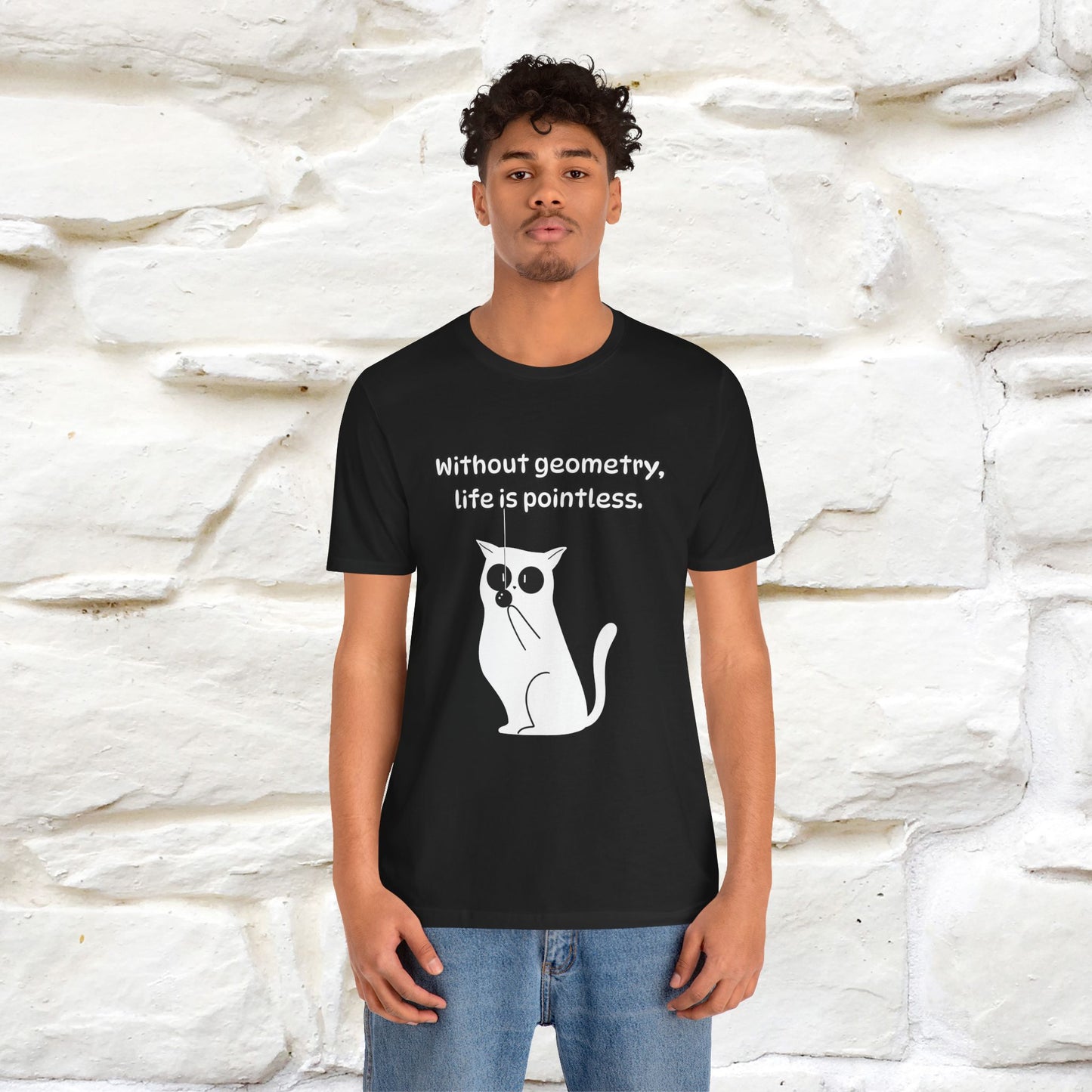 ''Without geometry, life is pointless.''| Funny T-Shirt | Nunu&Miao Studio