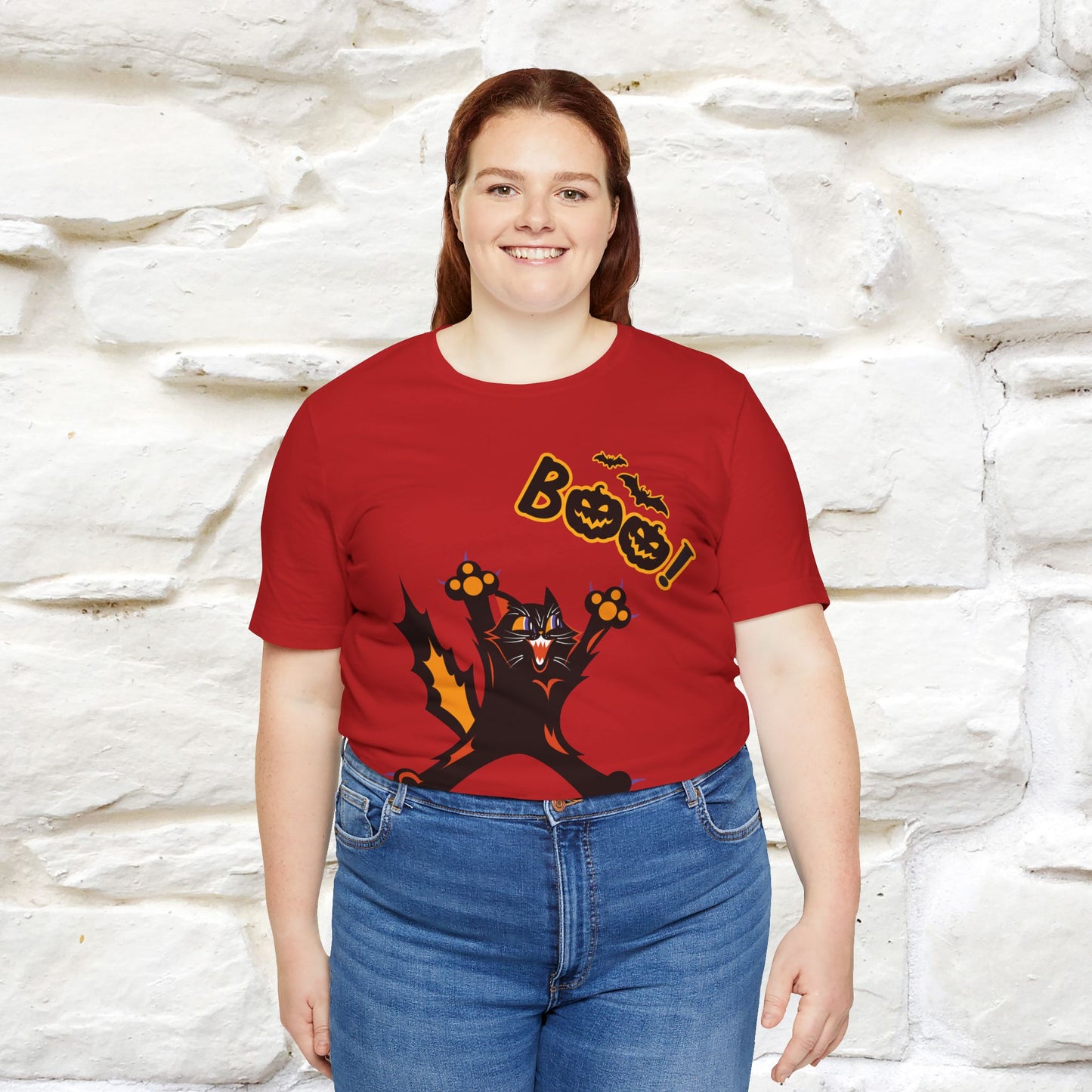 "Boo" Cat T-shirt |Nunu&Miao Studio