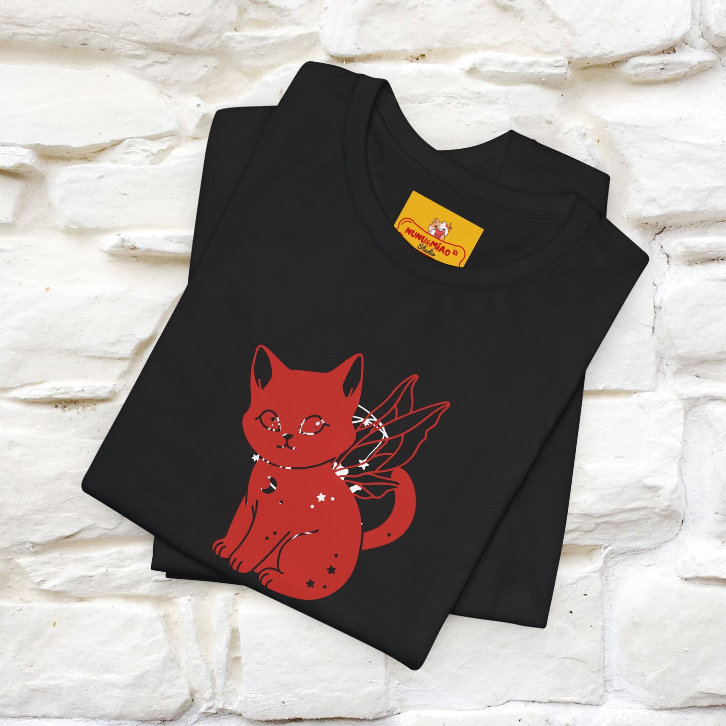 "Espoir Speranza Hope'' Cat T-Shirt Front and Back Design | Nunu&Miao Studio