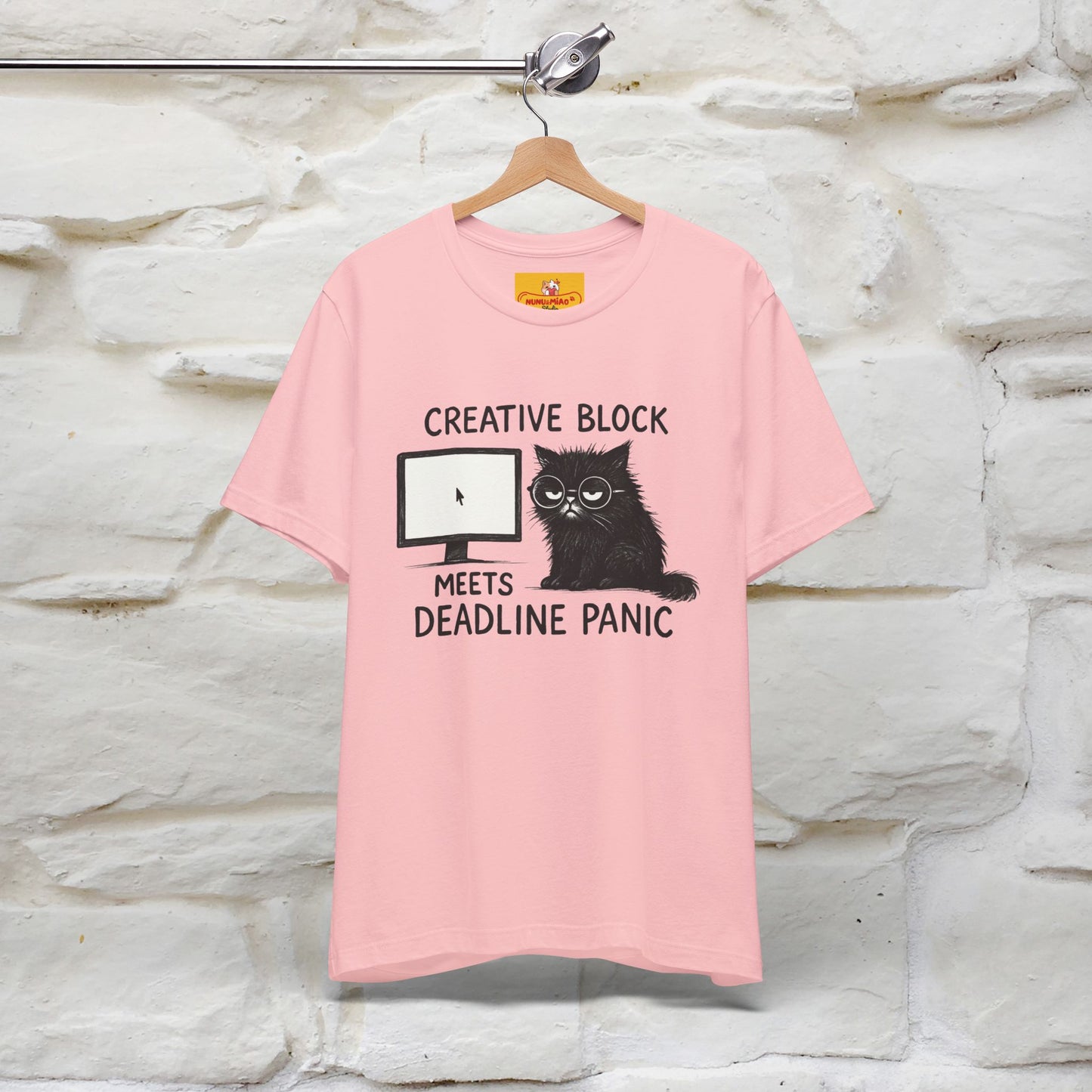 "Creative Block Meets Deadline..." |Cat T-Shirt | Nunu&Miao Studio