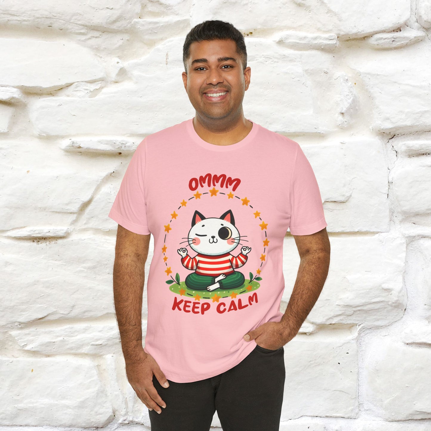 ''Ommm, Keep Calm'' Cat T-Shirt | Nunu&Miao Studio